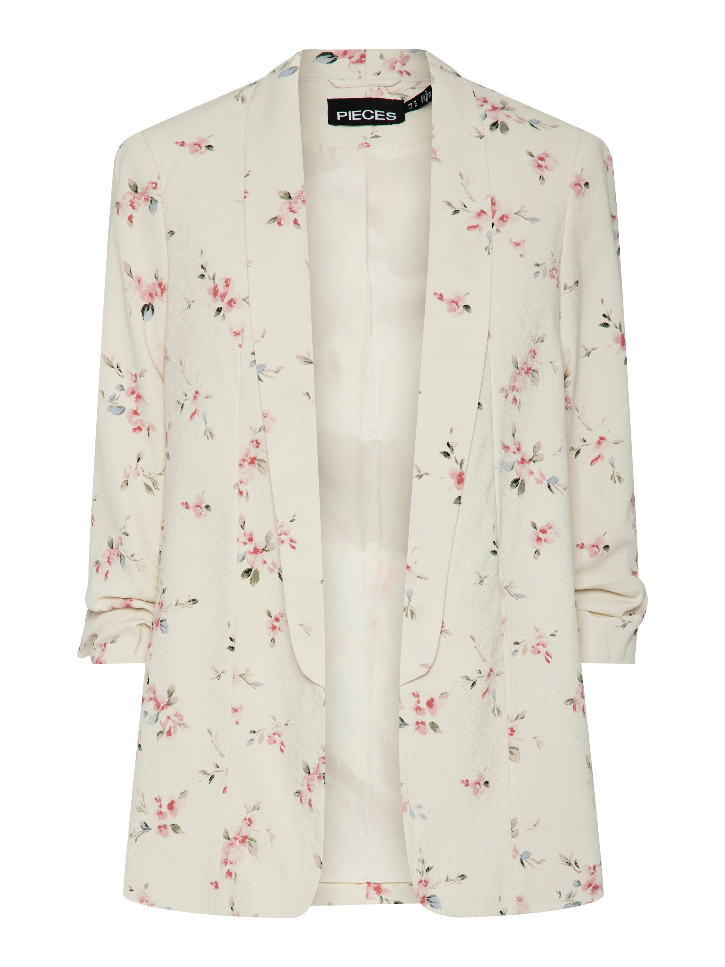 pieces Blusenblazer »PCBOSELLA 3/4 PRINTED BLAZER NOOS«, mit 3/4 Ärmel