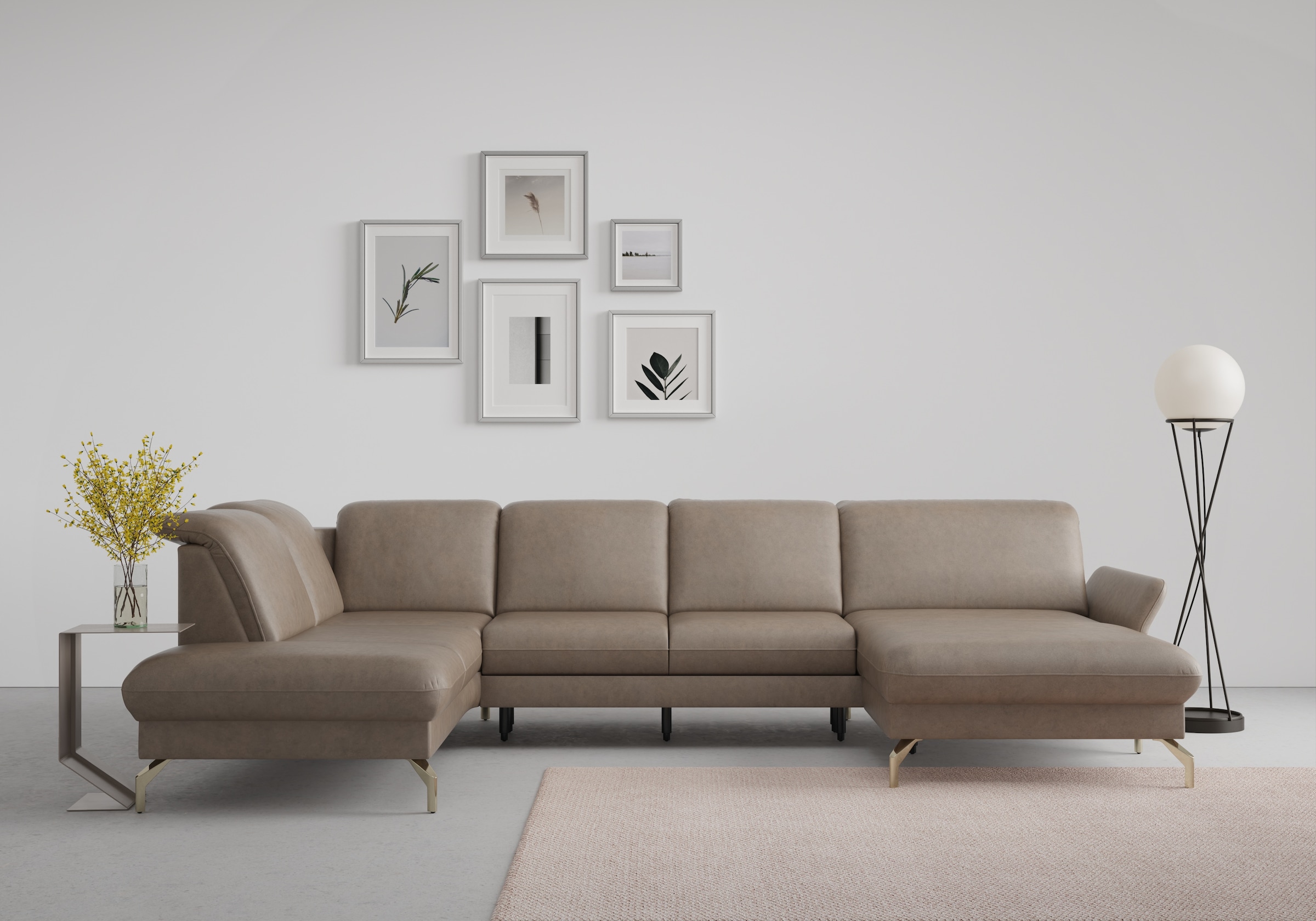 sit&more Wohnlandschaft "Fashion U-Form" wahlweise mit Kopfteilverstellung, günstig online kaufen