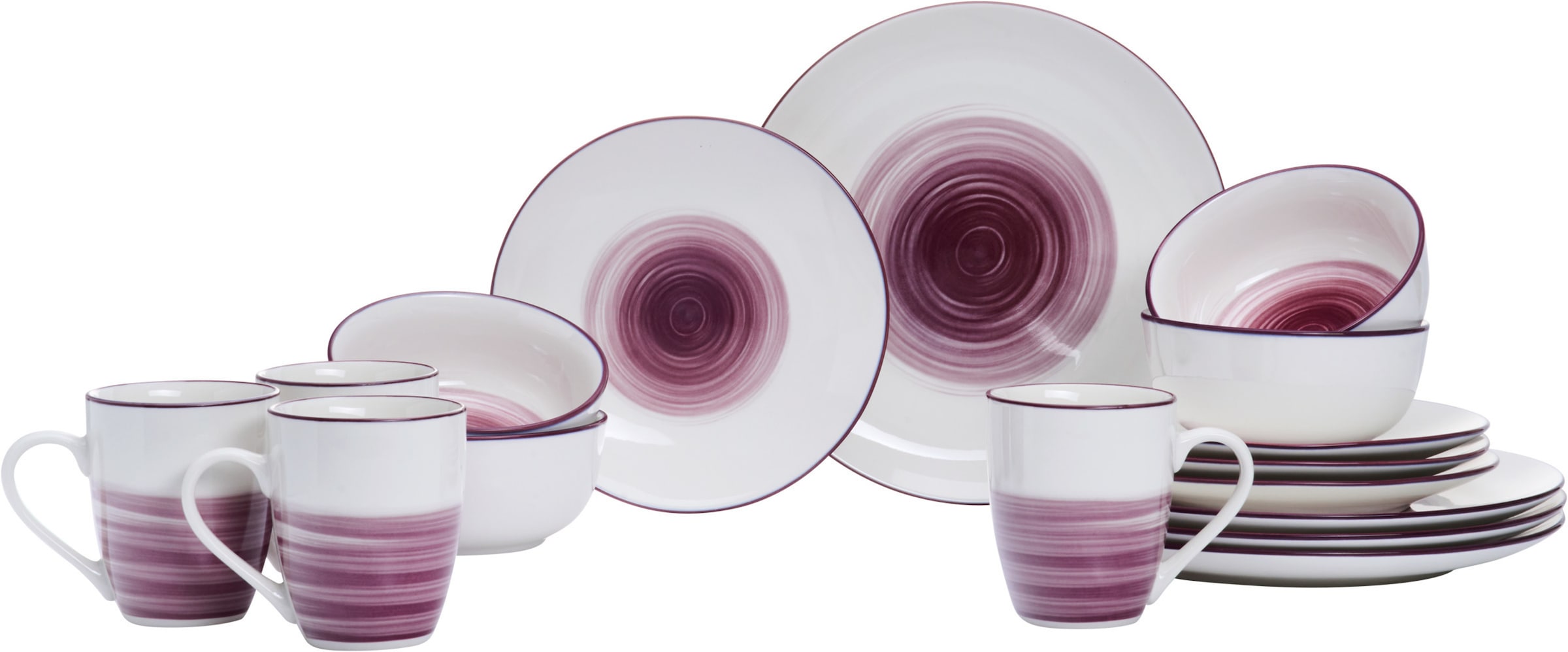 Ritzenhoff & Breker Kombiservice »Luna« Aquarell-Stil günstig online kaufen