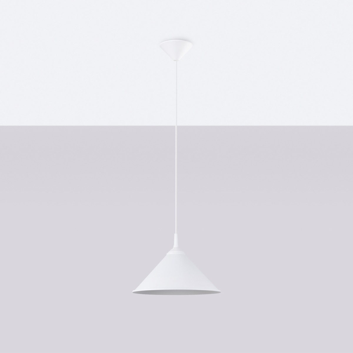 SOLLUX lighting Pendelleuchte »Pendelleuchte ZUMA Weiß«, 1 flammig, Leuchtm günstig online kaufen
