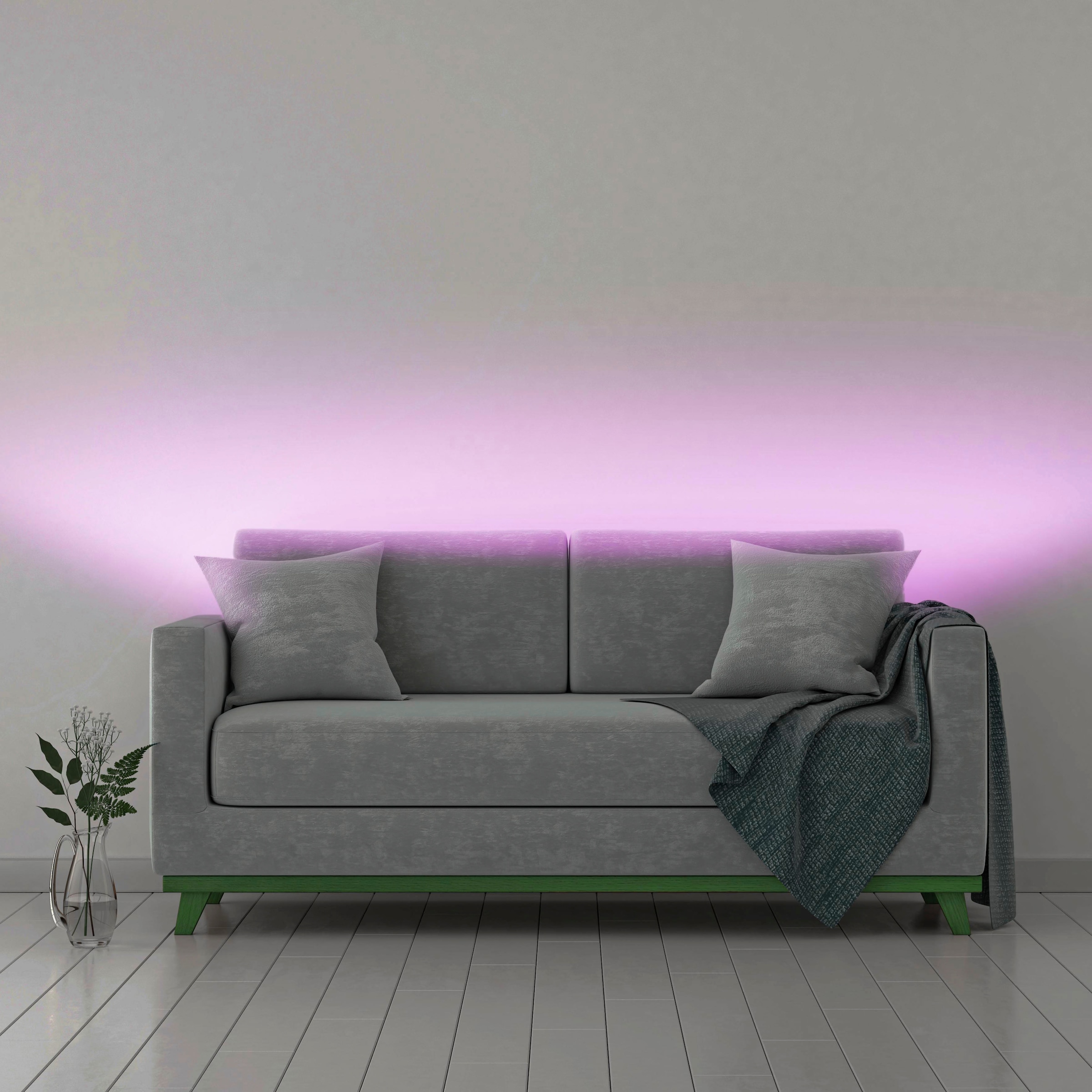 näve LED-Streifen »Stripe« 1 Stk.-flammig LED Stripe RGB, Tuya, Bluetooth, 5m, Fernbedienung, IP20, Dimmbar,19W