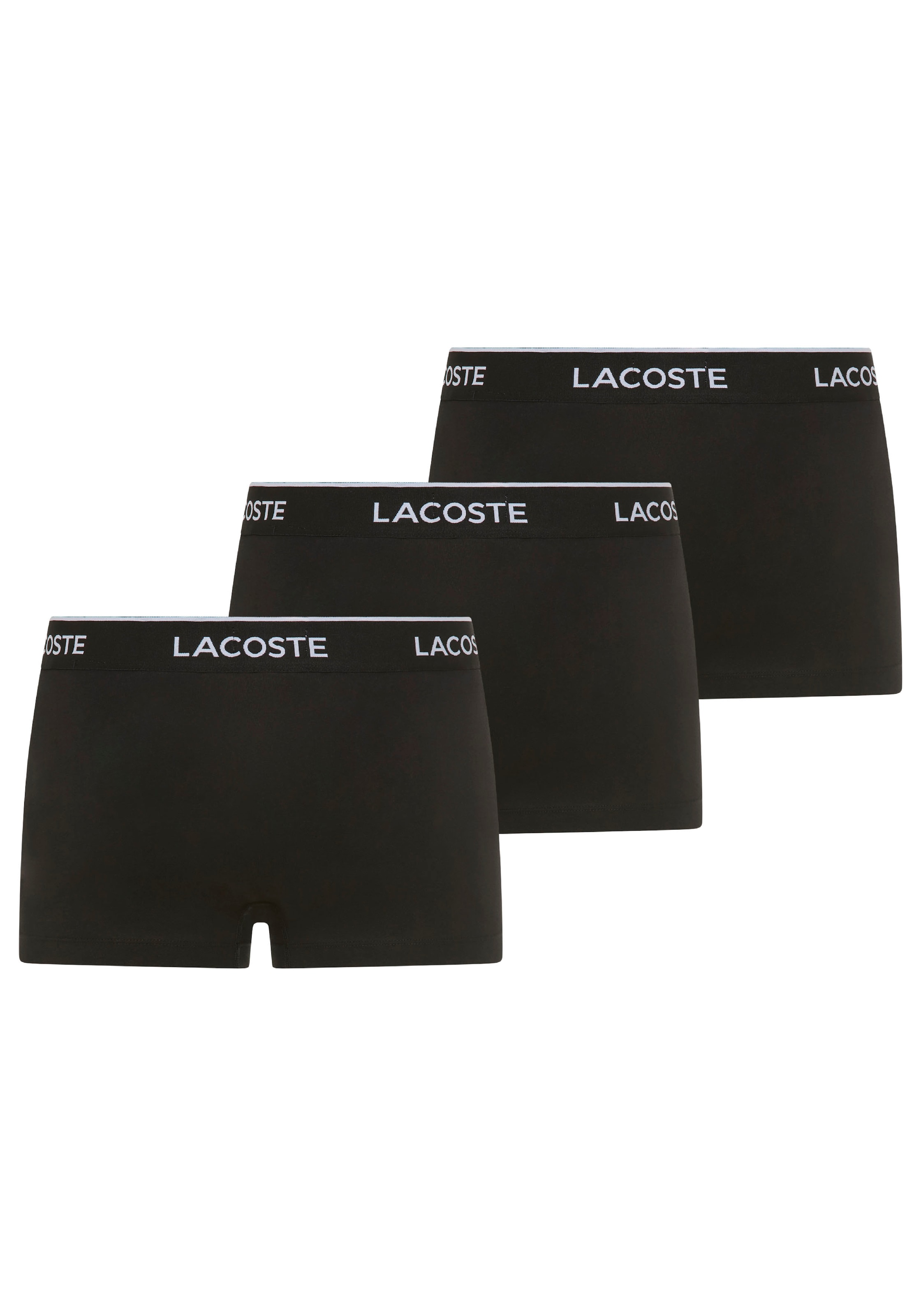 Lacoste Trunk Packung, 3er,  mit Lacoste-Schriftzug am Bund