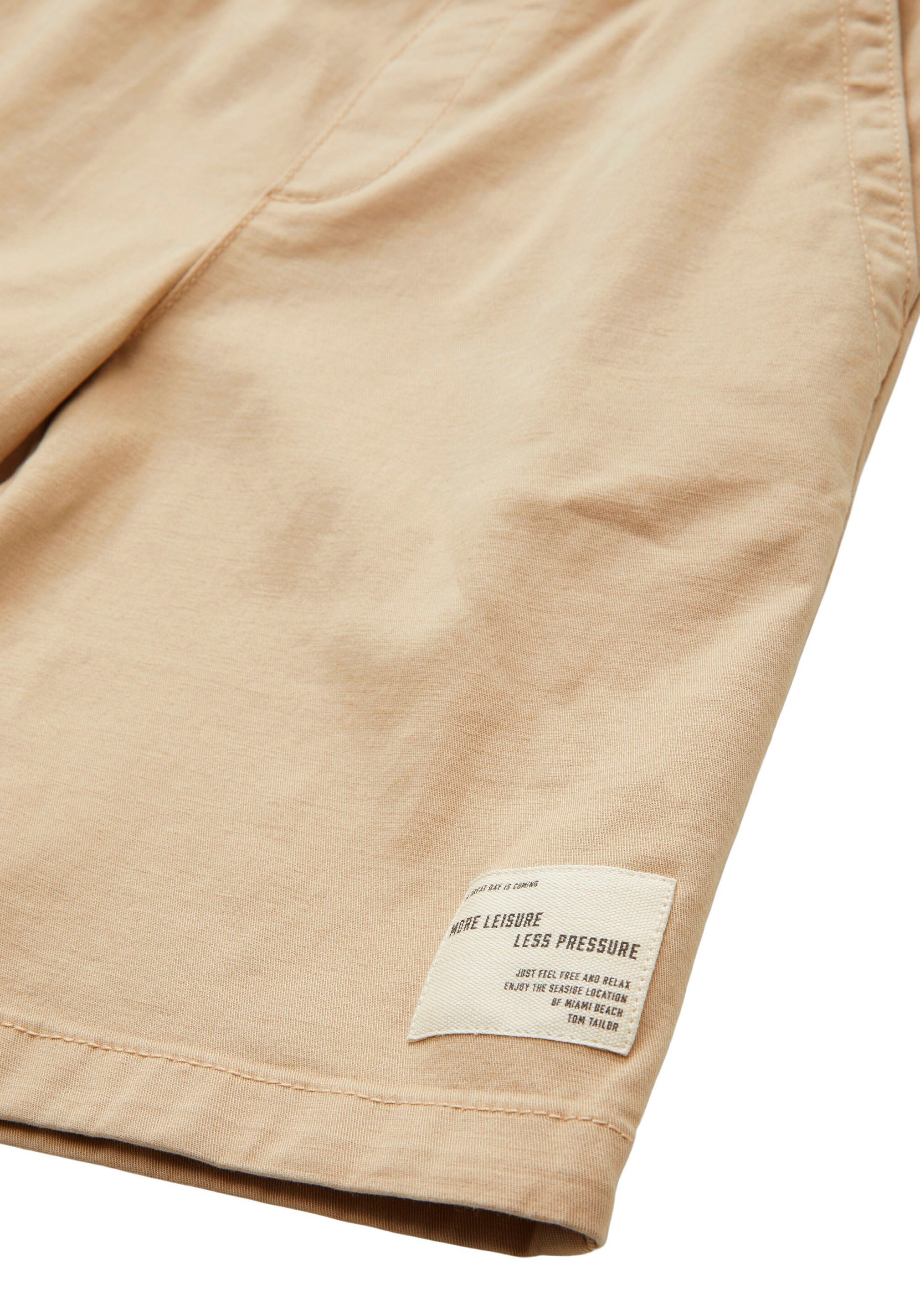 3. Bild von TOM TAILOR Chinoshorts, Logo Badge am Beinabschluss