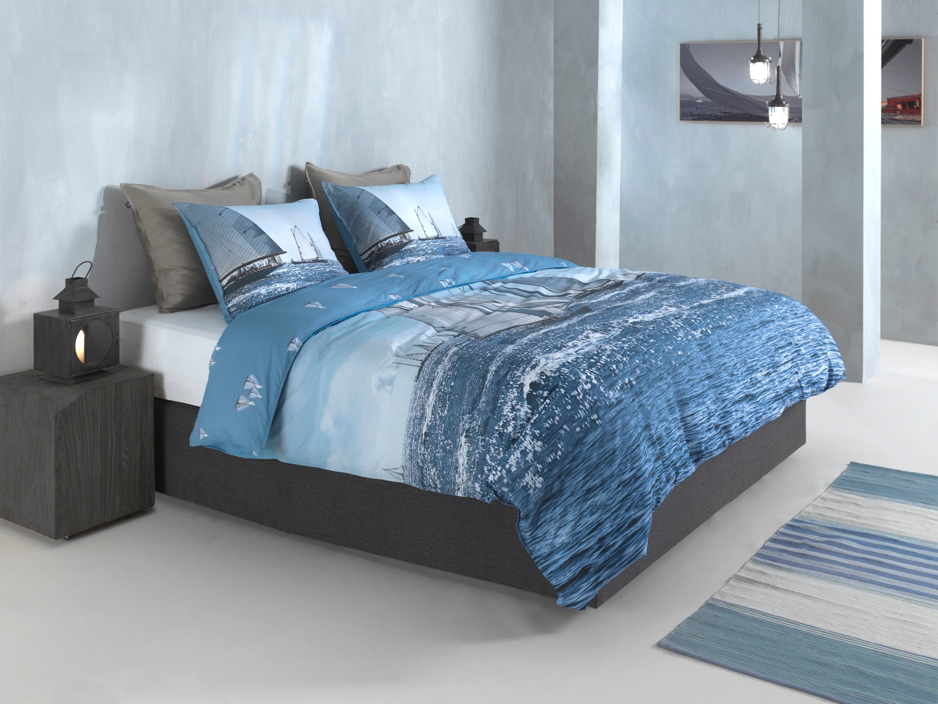 ZO HOME Bettwäsche »Regatta« 1 Stk. Bettwäsche aus 100% Baumwolle, hochwertige Renforcé