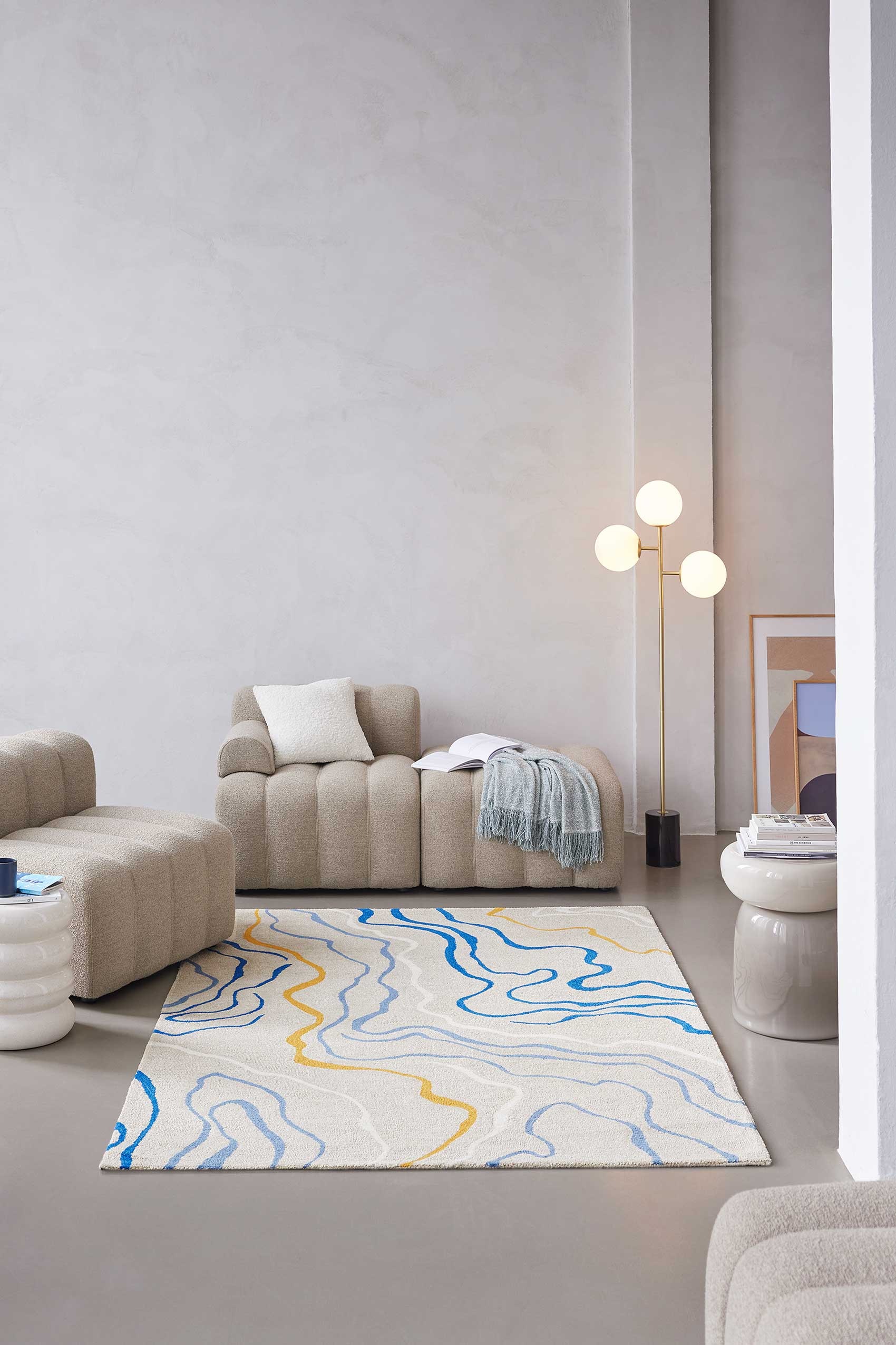 Esprit Teppich »Drive  ESP-39866«, rechteckig, 8 mm Höhe, nachhaltig, modern, abstraktes Design für Wohnzimmer und Schlafzimmer