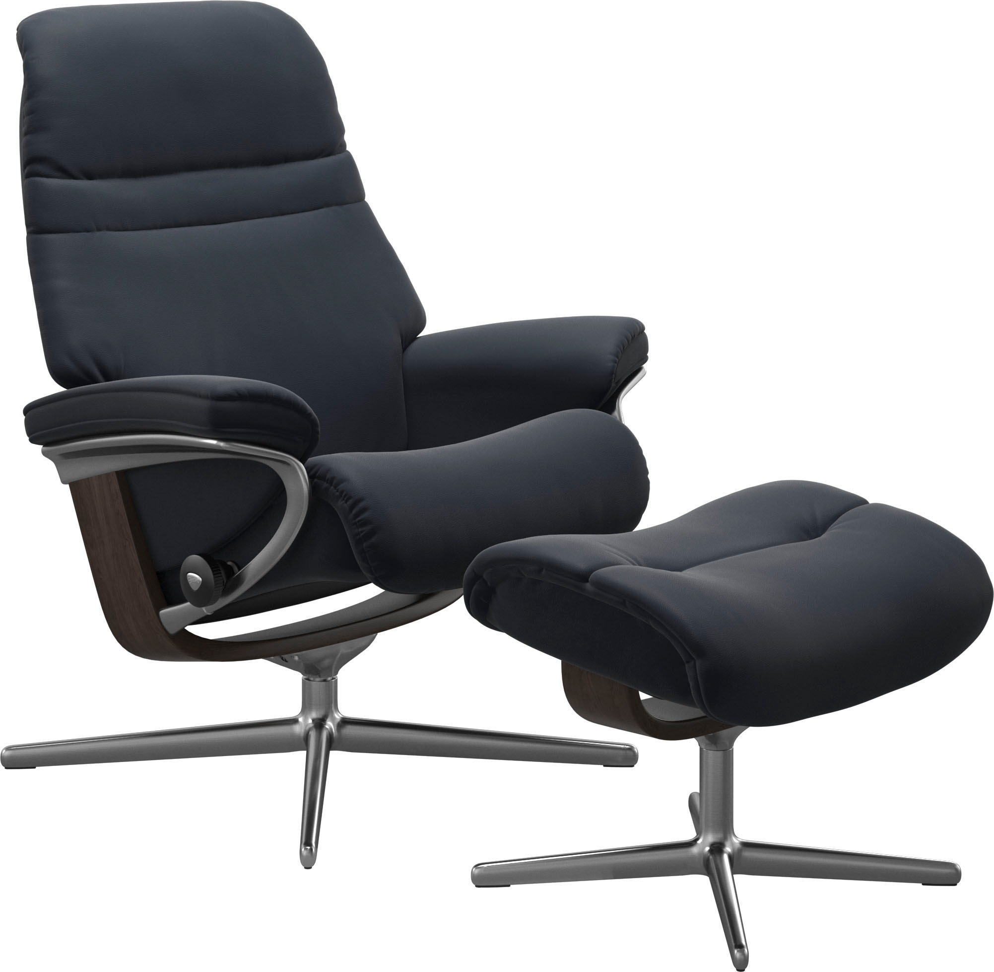 Stressless® Fußhocker »Sunrise«, mit Cross Base, Größe S, M & L, Holzakzent Wenge