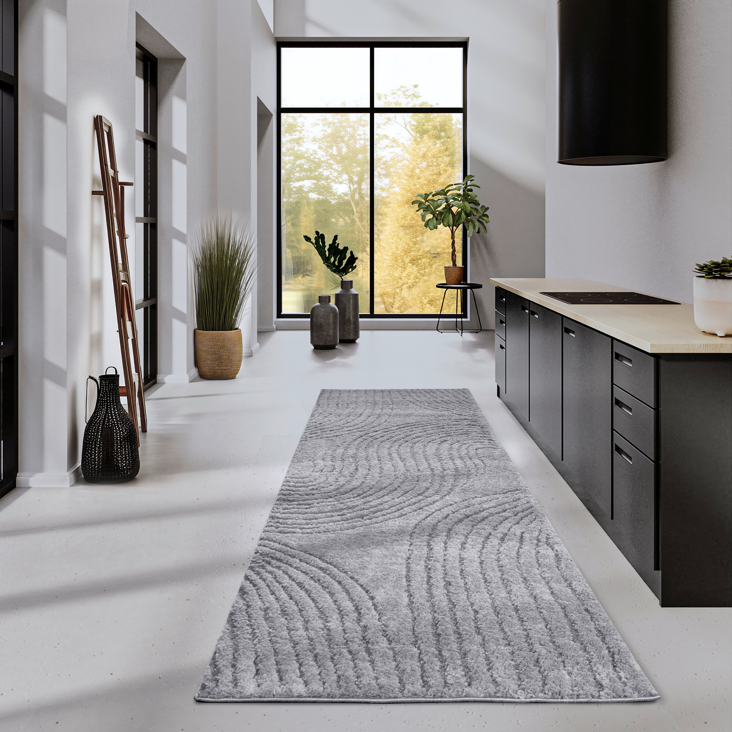 ELLE DECORATION Designteppich »Pigment«, rechteckig, 18 mm Höhe, Hochflor, Shaggy, Läufer, weich, Langflor, modern, Hoch Tief Effekt
