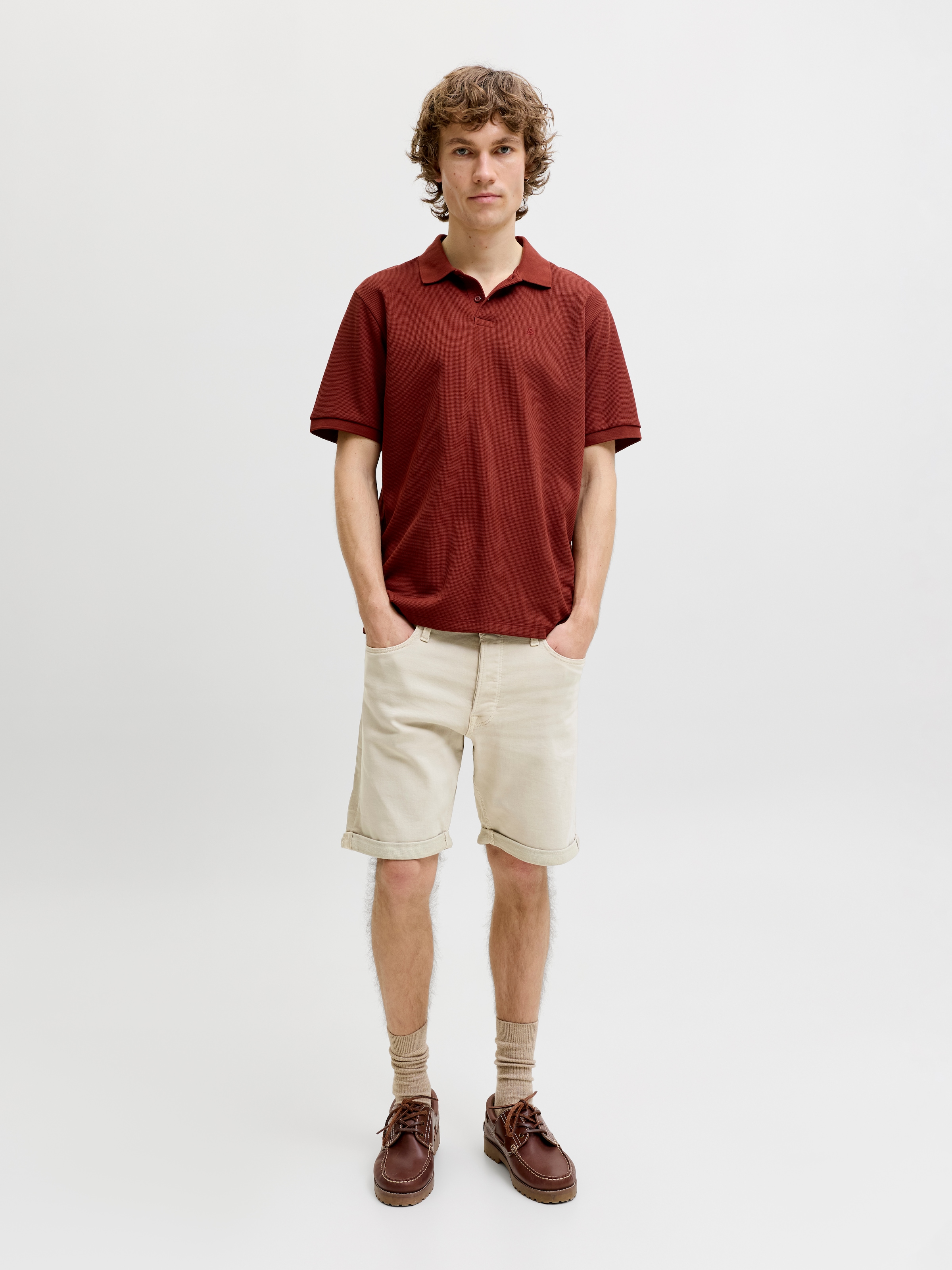 Jack & Jones Bermudas »JJIRICK JJICON SHORTS SQ 110 I.K SN«  Baumwollmischung, regular fit