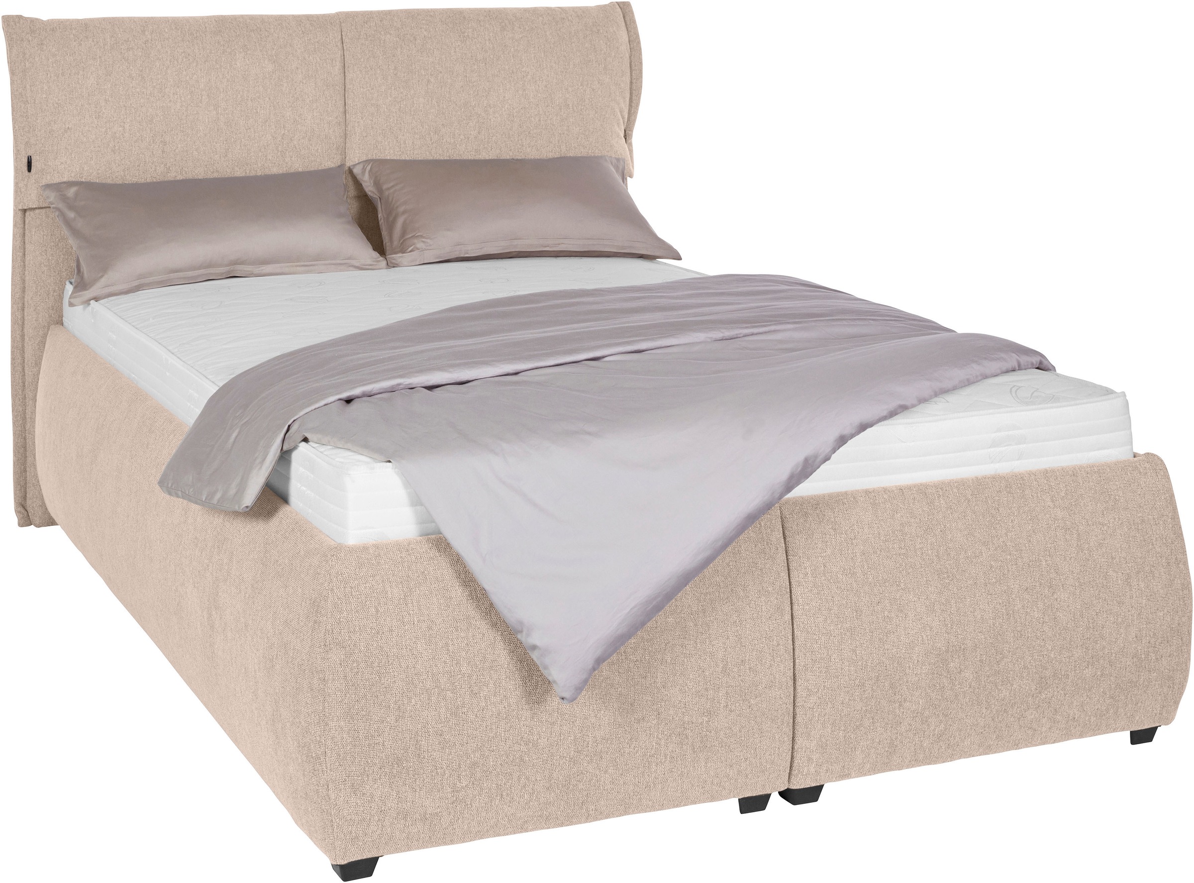 Home affaire Polsterbett »Jenson« als Bettgestell oder mit 3 Matratzenarten günstig online kaufen