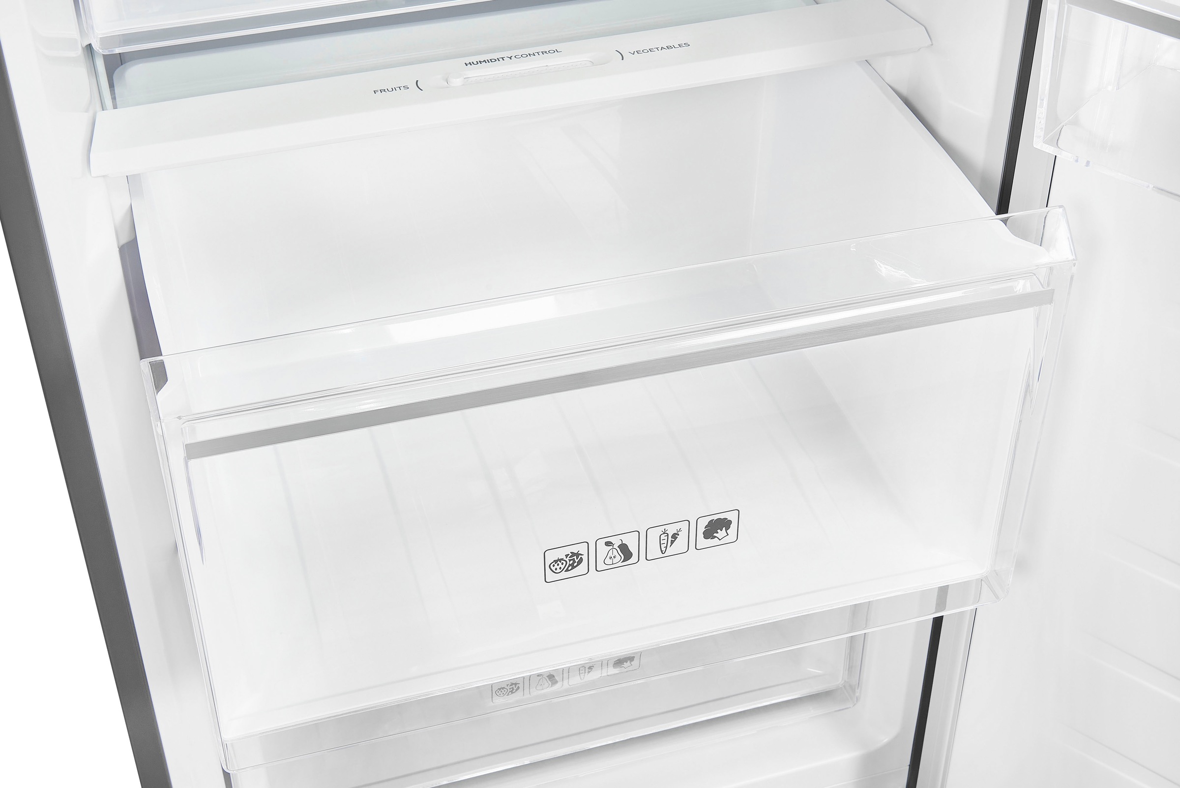exquisit Vollraumkühlschrank »KS360-V-HE-040D«, 359 Liter Nutzinhalt, NoFrost, Display