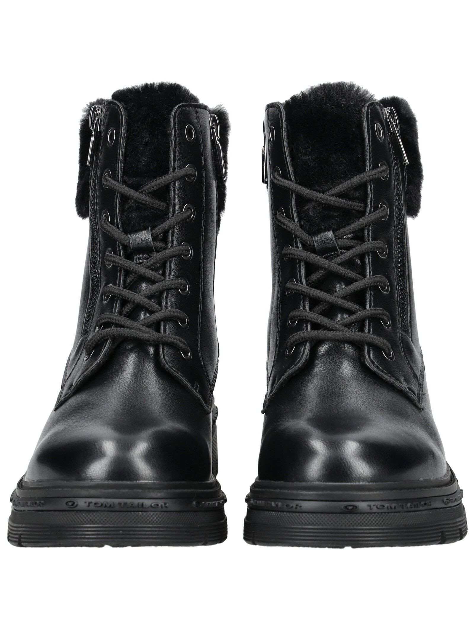 TOM TAILOR Schnürstiefelette »Tom Tailor Stiefelette Lederimitat/Textil«