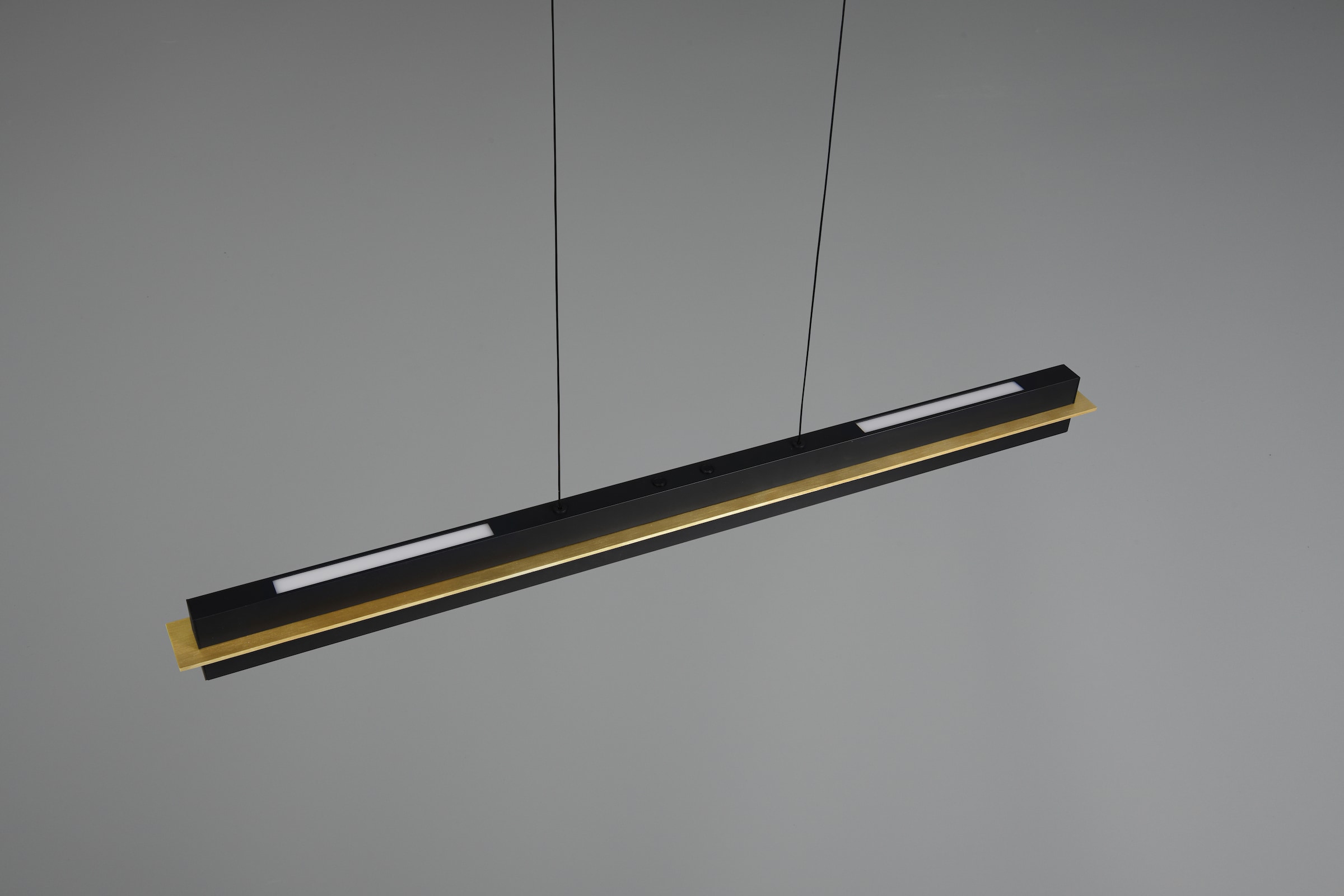 TRIO Leuchten LED Pendelleuchte »EMERSON, LED Hängeleuchte höhenverstellbar, 4-Stufen Touch Dimmer«, 1 flammig, Leuchtmittel LED-Board | LED fest integriert, Lichtfarbe einstellbar 2700-5000K warm- bis kaltweiß, Höhe max 150 cm