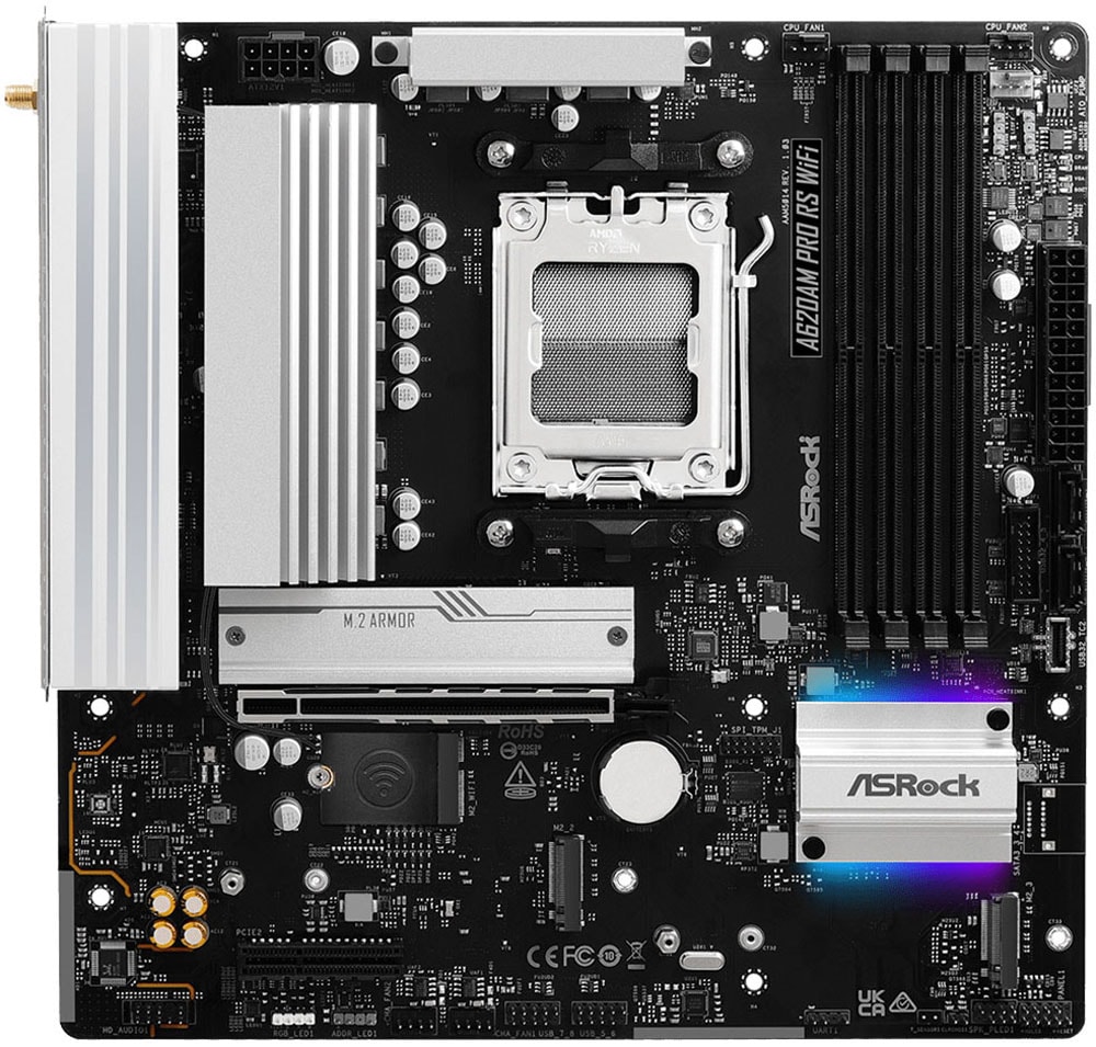 Asrock Mainboard »A620AM Pro RS WiFi«