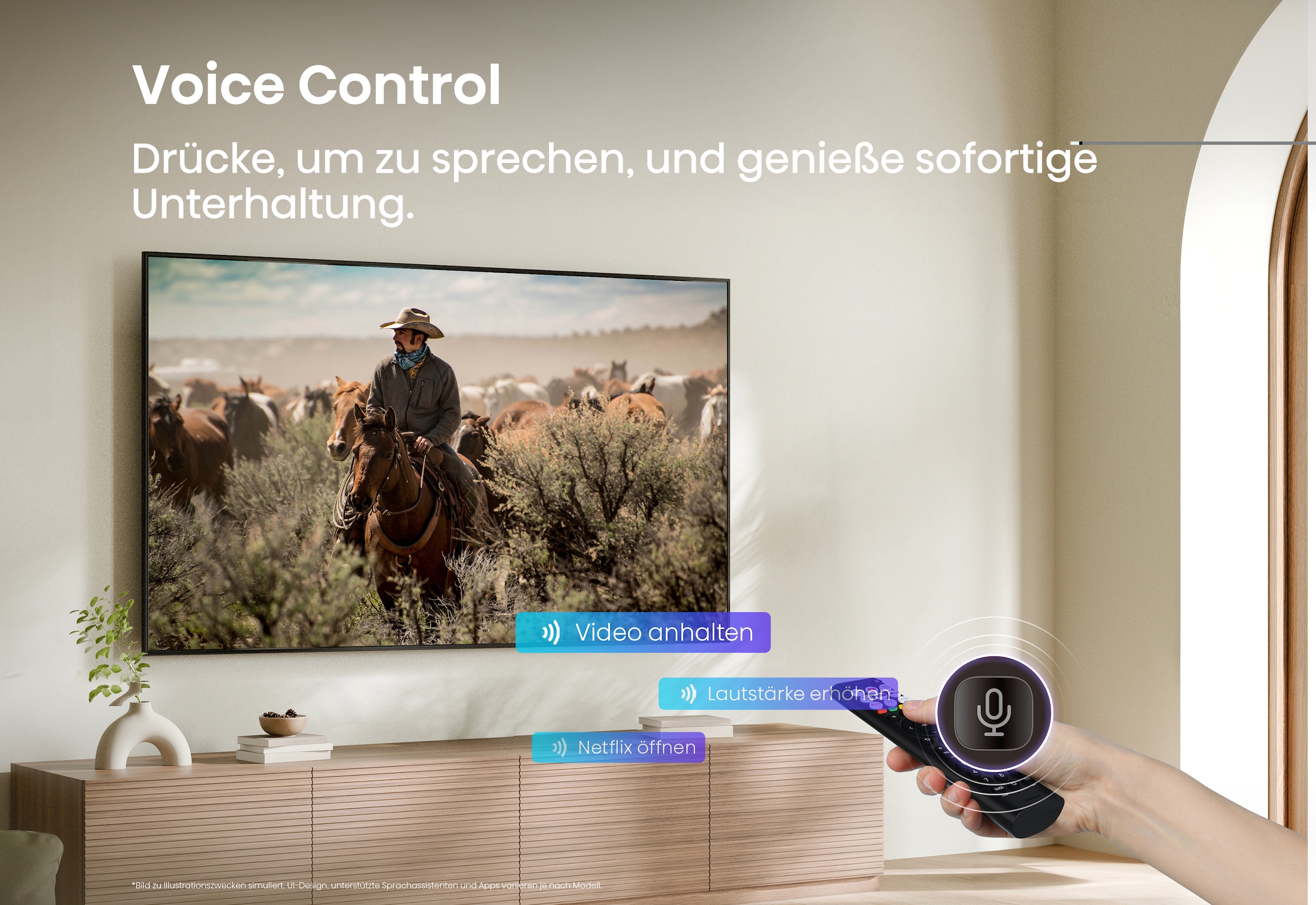 Hisense DLED-Fernseher »65E6DS« 164 cm/65 ″ Smart-TV