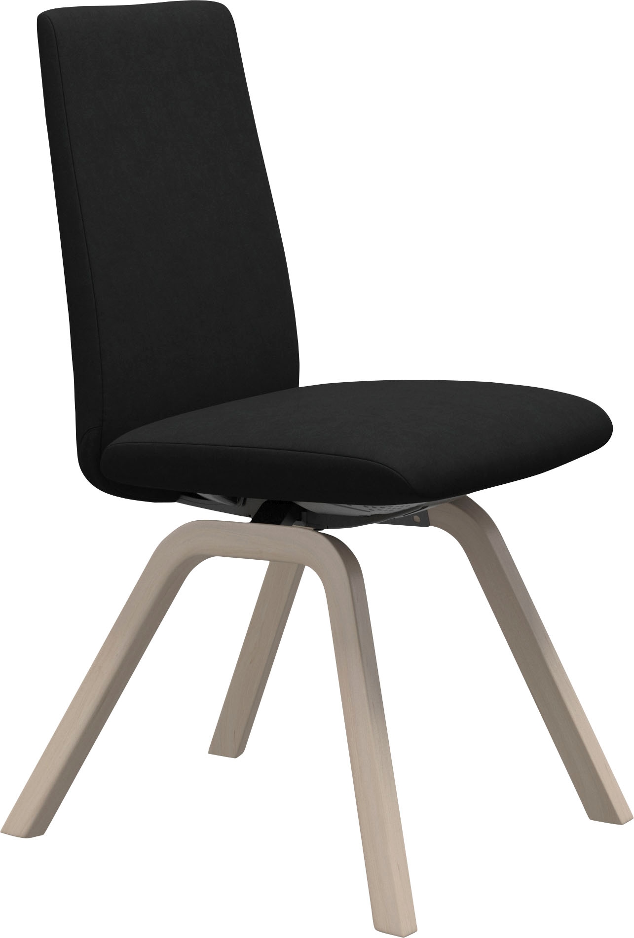 Stressless® Polsterstuhl »Laurel«, Microfaser DINAMICA, Low Back, Größe M, mit schräggestellten Beinen in Eiche gekalkt