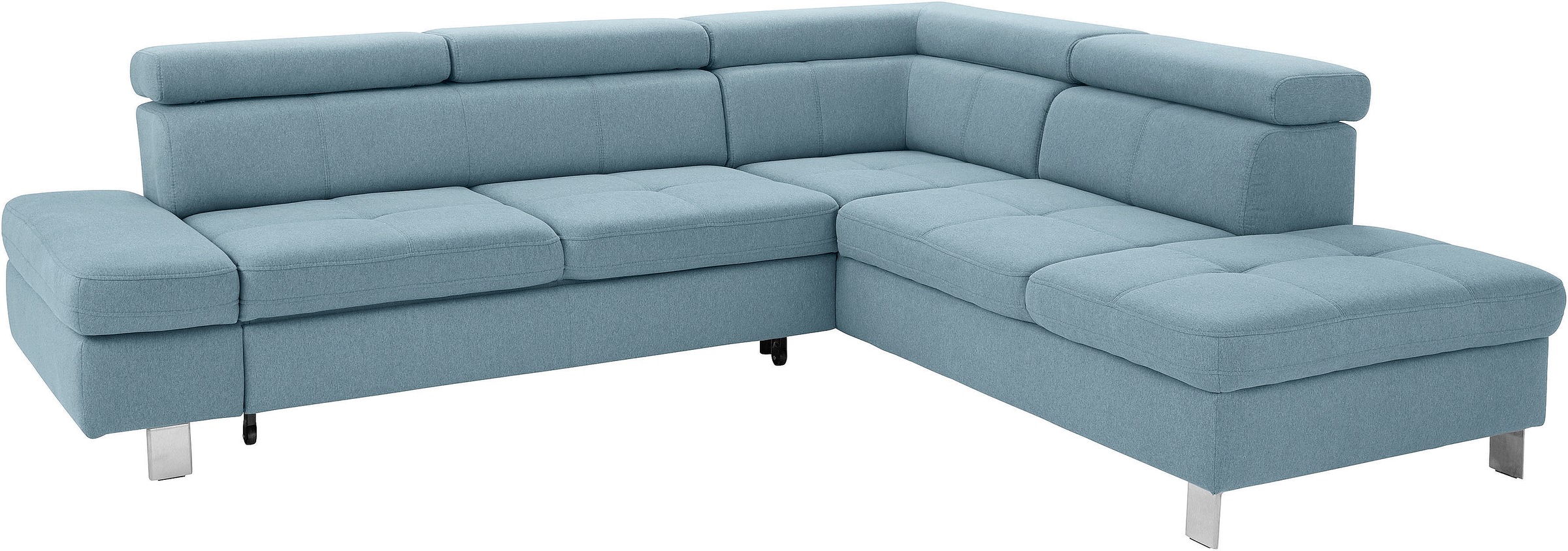 exxpo - sofa fashion Ecksofa »Fiji, L-Form«, mit Kopf- bzw. Rückenverstellu günstig online kaufen