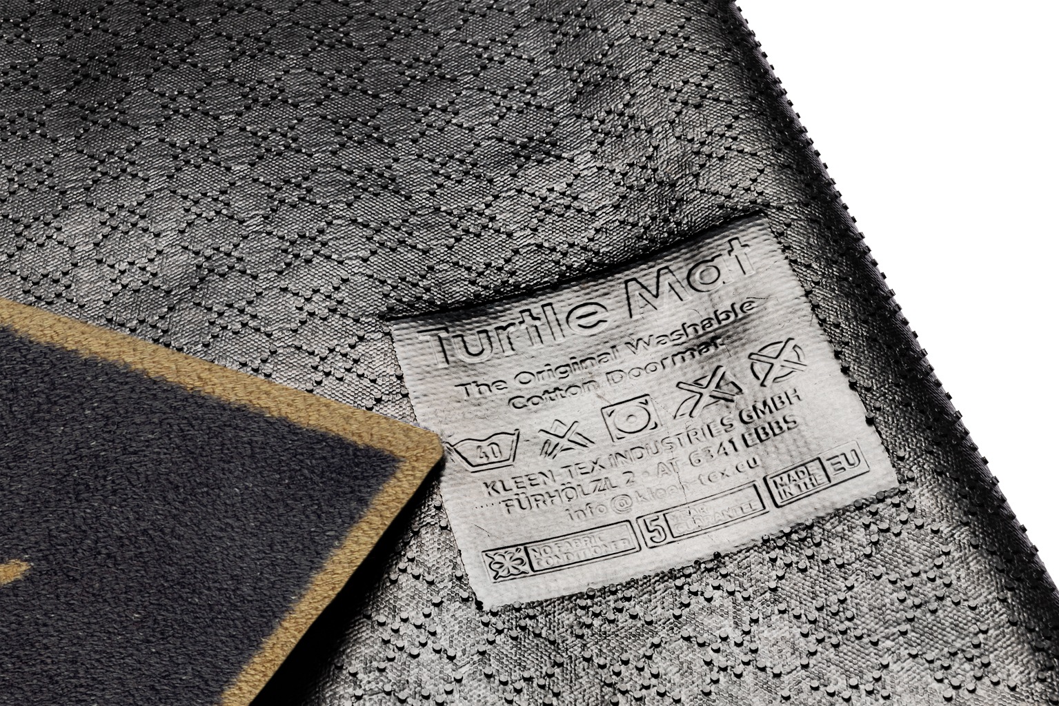 Turtle Mat Fußmatte »Deer Family Gold«, rechteckig, 9 mm Höhe, waschbar und trocknergeeignet