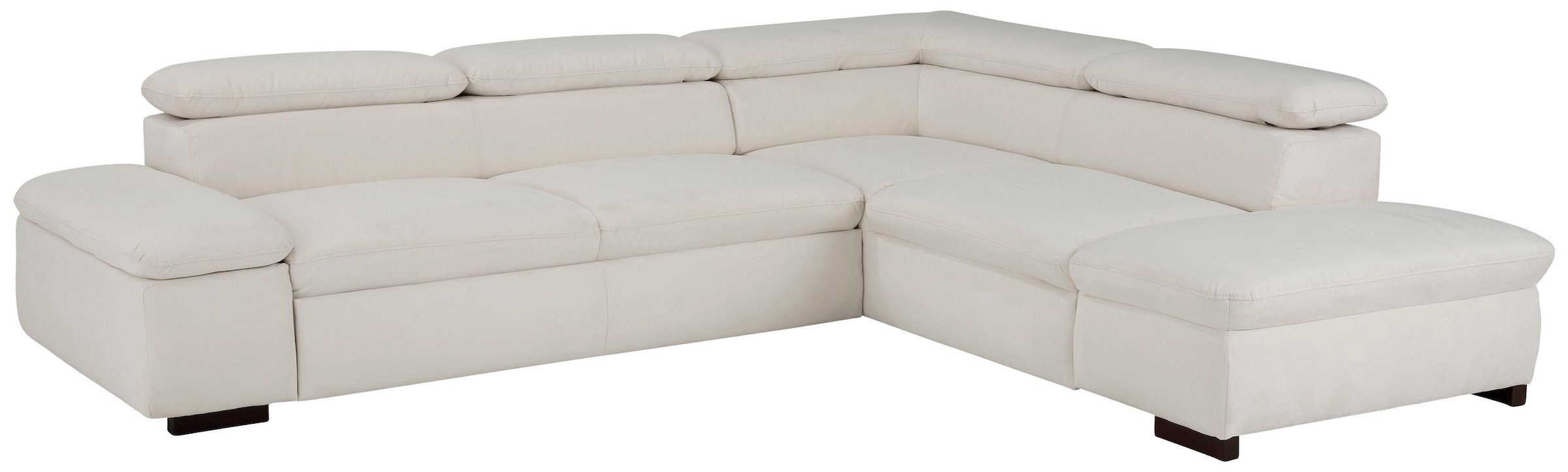 Home affaire Ecksofa »Alberto L-Form« mit Kopfteilverstellung, wahlweise mit Bettfunktion