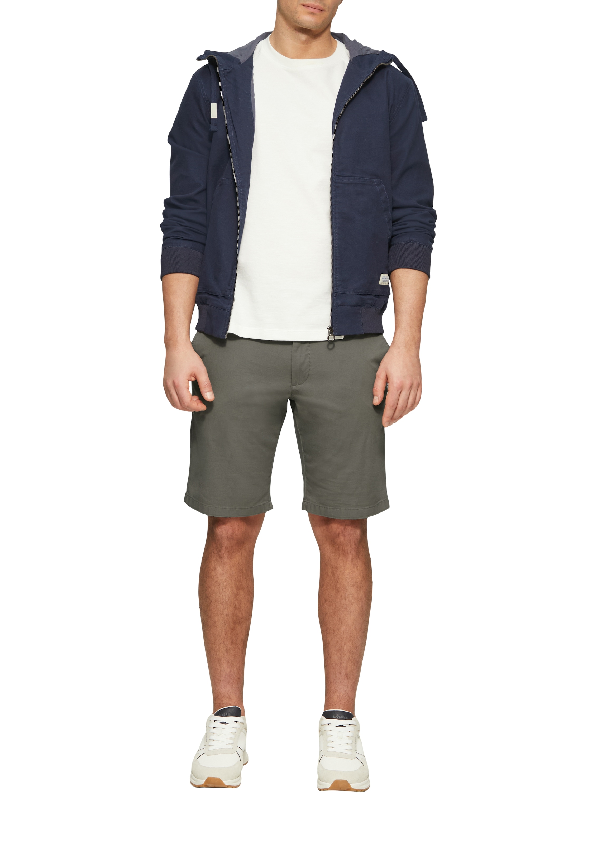 s.Oliver Chinoshorts, mit Waschung