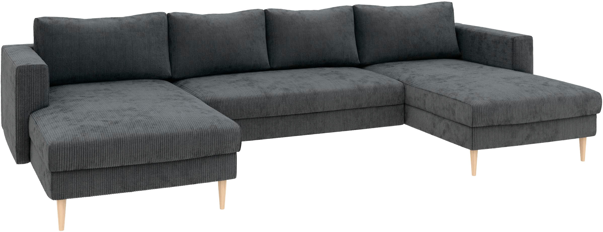 TRENDMANUFAKTUR Wohnlandschaft »Amazing, wahlw. mit Schlaffunktion & Bettka günstig online kaufen