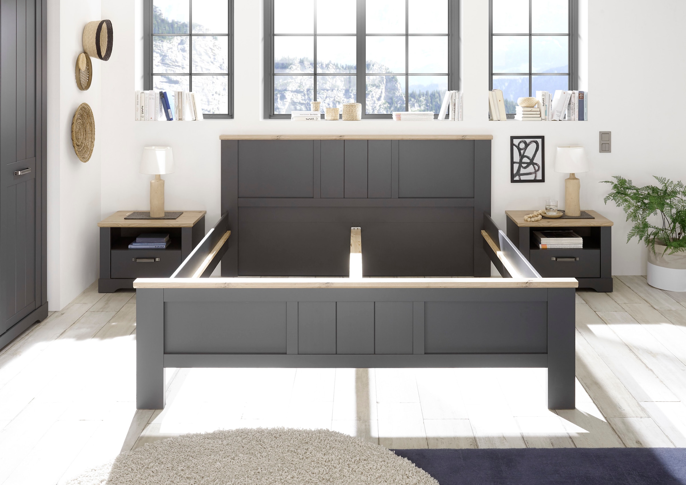 Schlafkontor Nachtkommode »Elastir«, im Landhausstil
