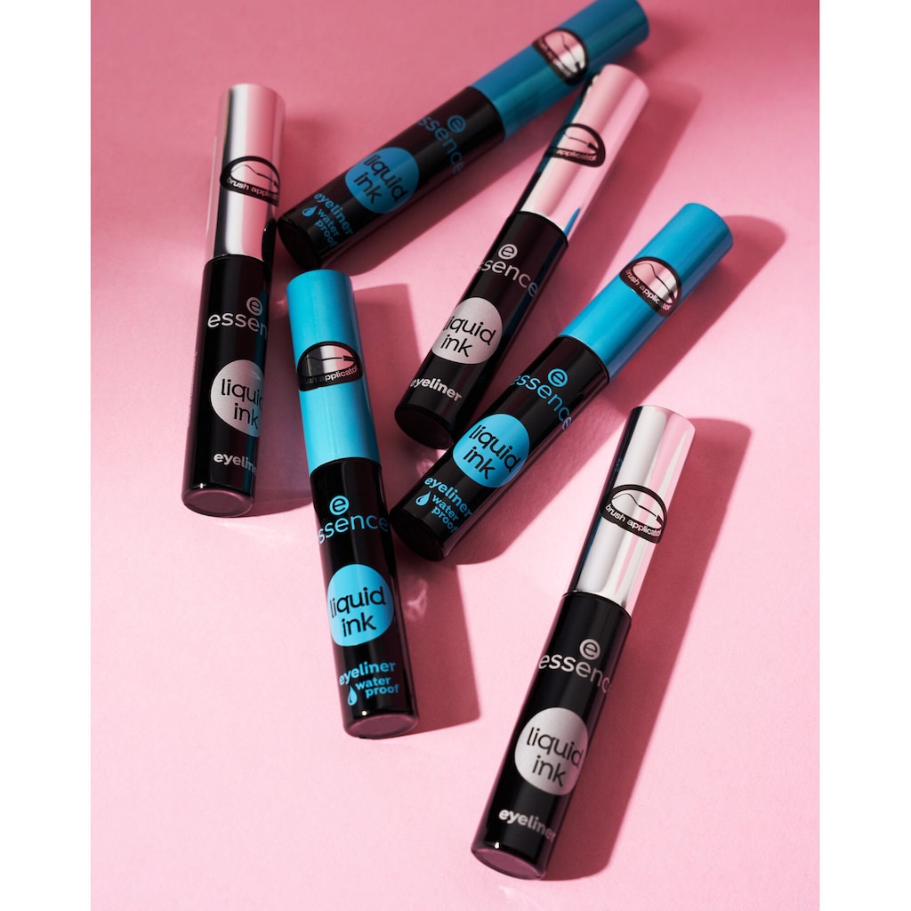 Essence Eyeliner »liquid ink eyeliner«, (Set, 3 tlg.)