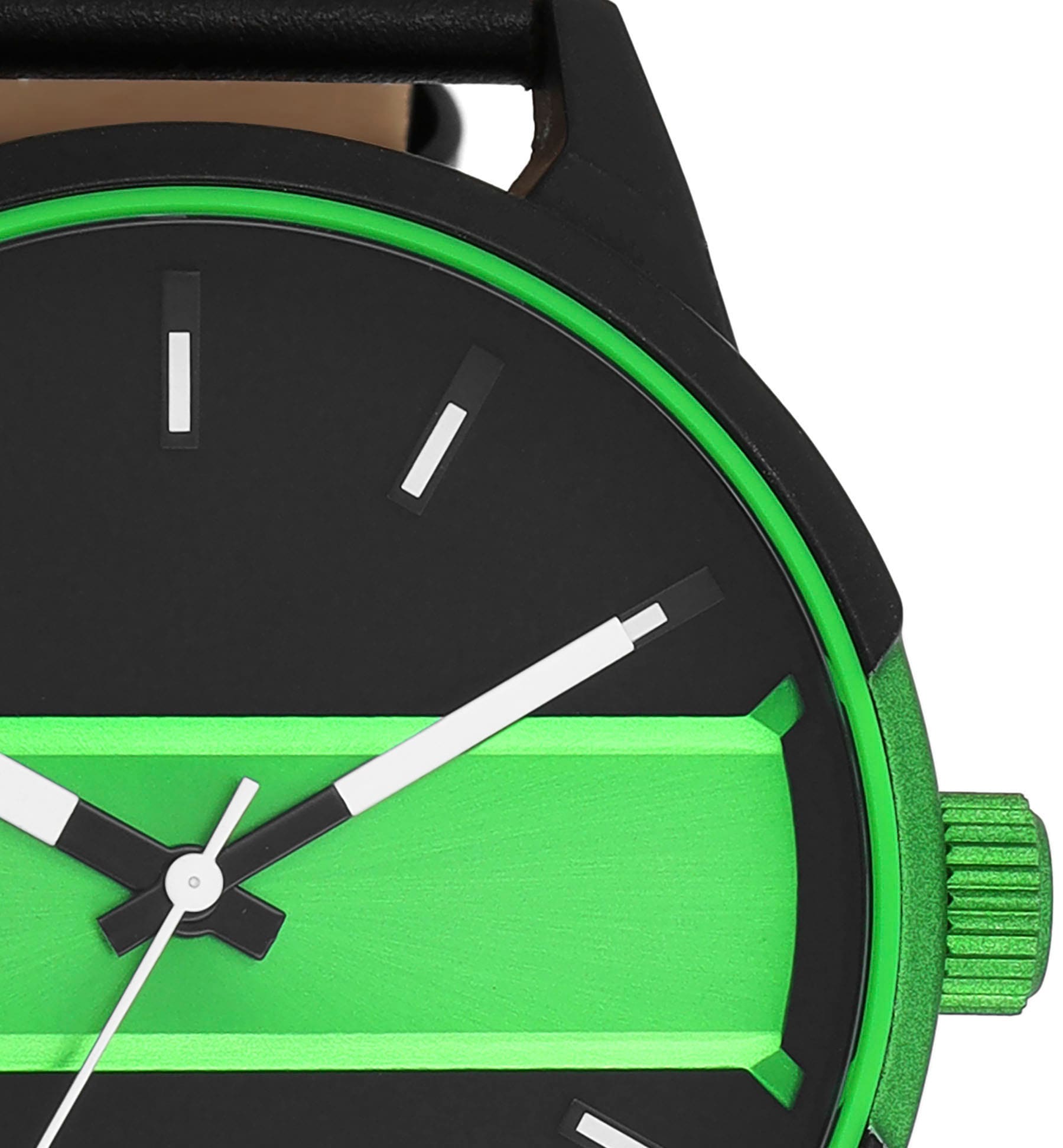 OOZOO Quarzuhr Armbanduhr, Herrenuhr. Lederarmband