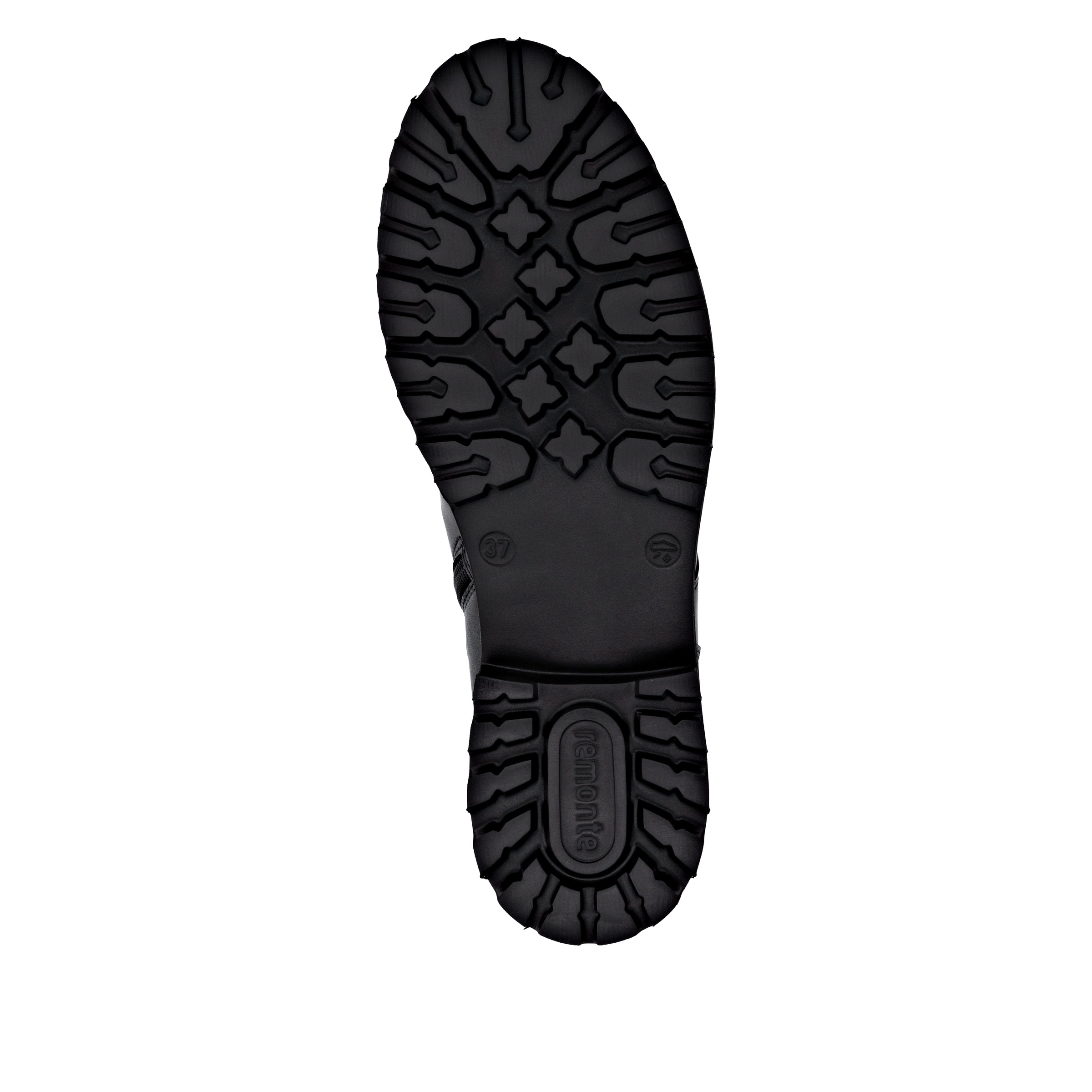 Remonte Schnürstiefelette, Schnürboots, Profilsohle, Blockabsatz, mit Innenreißverschluss
