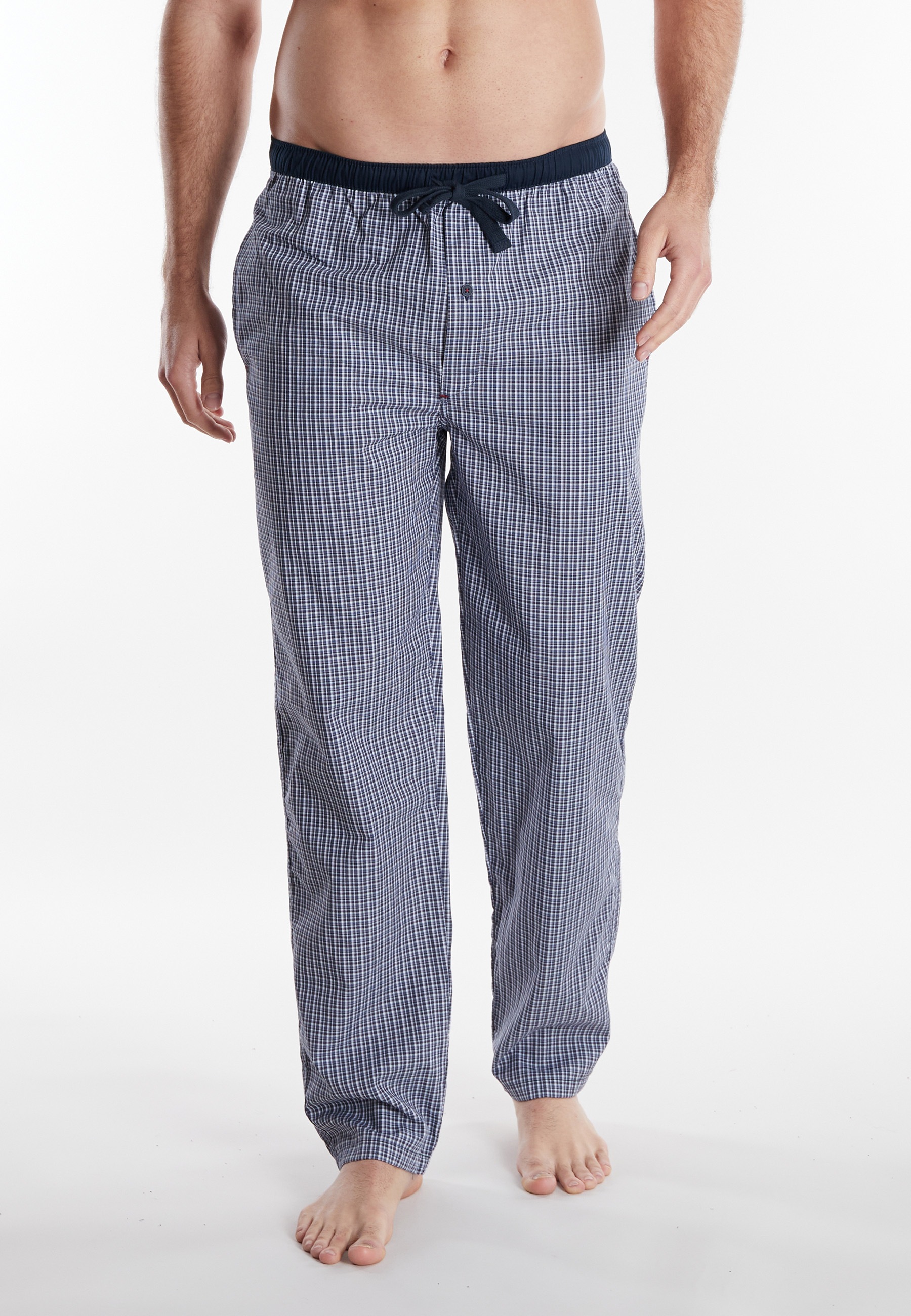 TOM TAILOR Pyjamahose »Dakota«  Bindeband, Seitentaschen, locker, bequem, atmungsaktiv