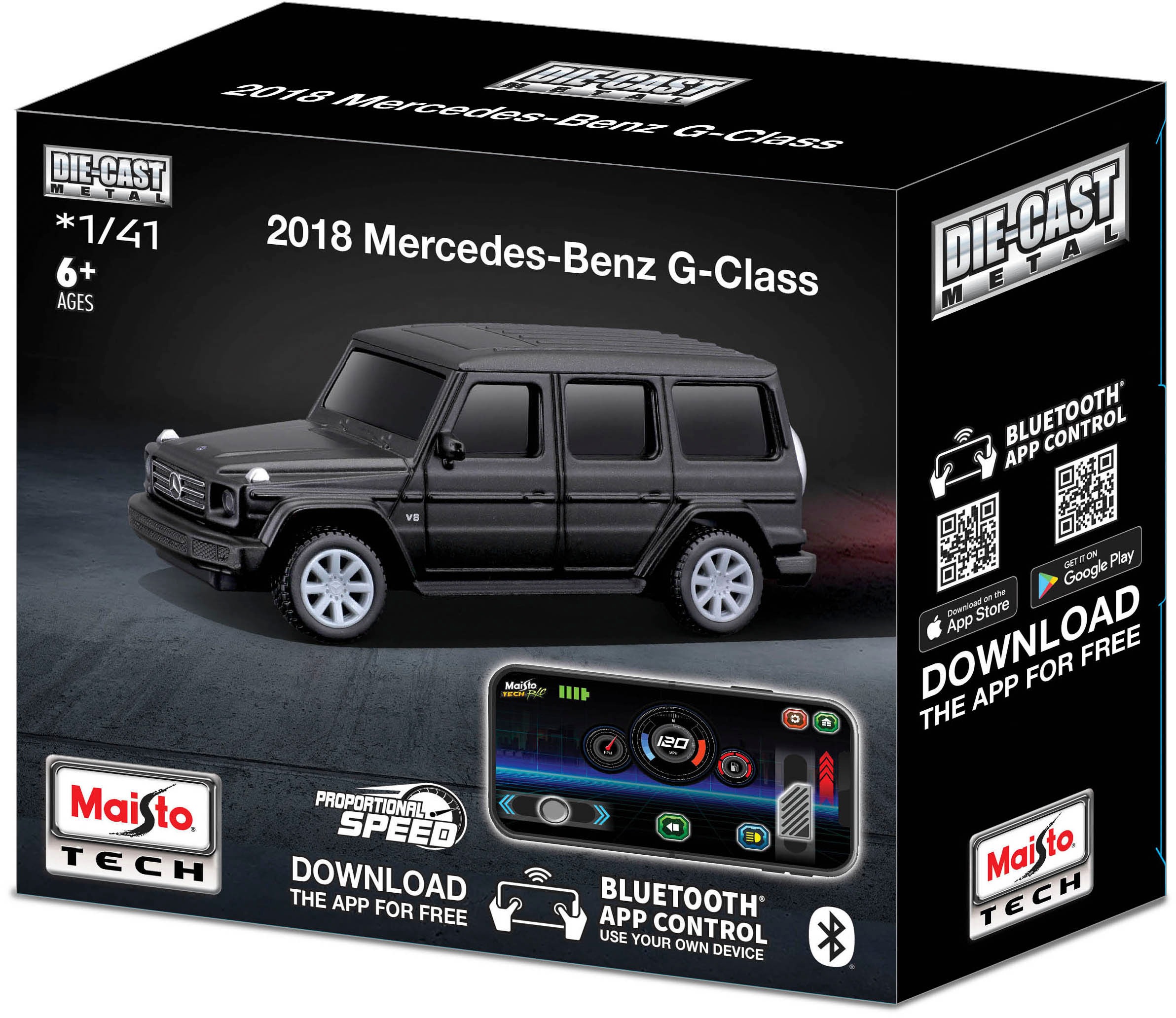 Maisto Tech RC-Auto »Mercedes G-Klasse«, BLUETOOTH 5.0, mit Licht