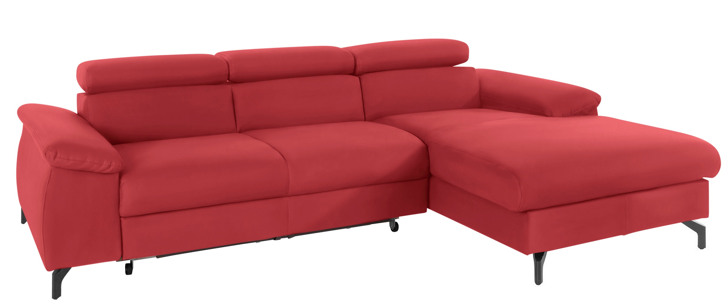 COTTA Ecksofa »Kitty L-Form«, inkl. Kopfteilverstellung, optional mit Bettfunktion u. Bettkasten