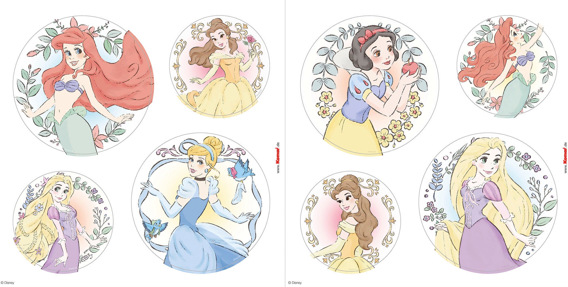 Komar Fensterbild »Princess Kindness« Fenstersticker, selbsthaftend günstig online kaufen
