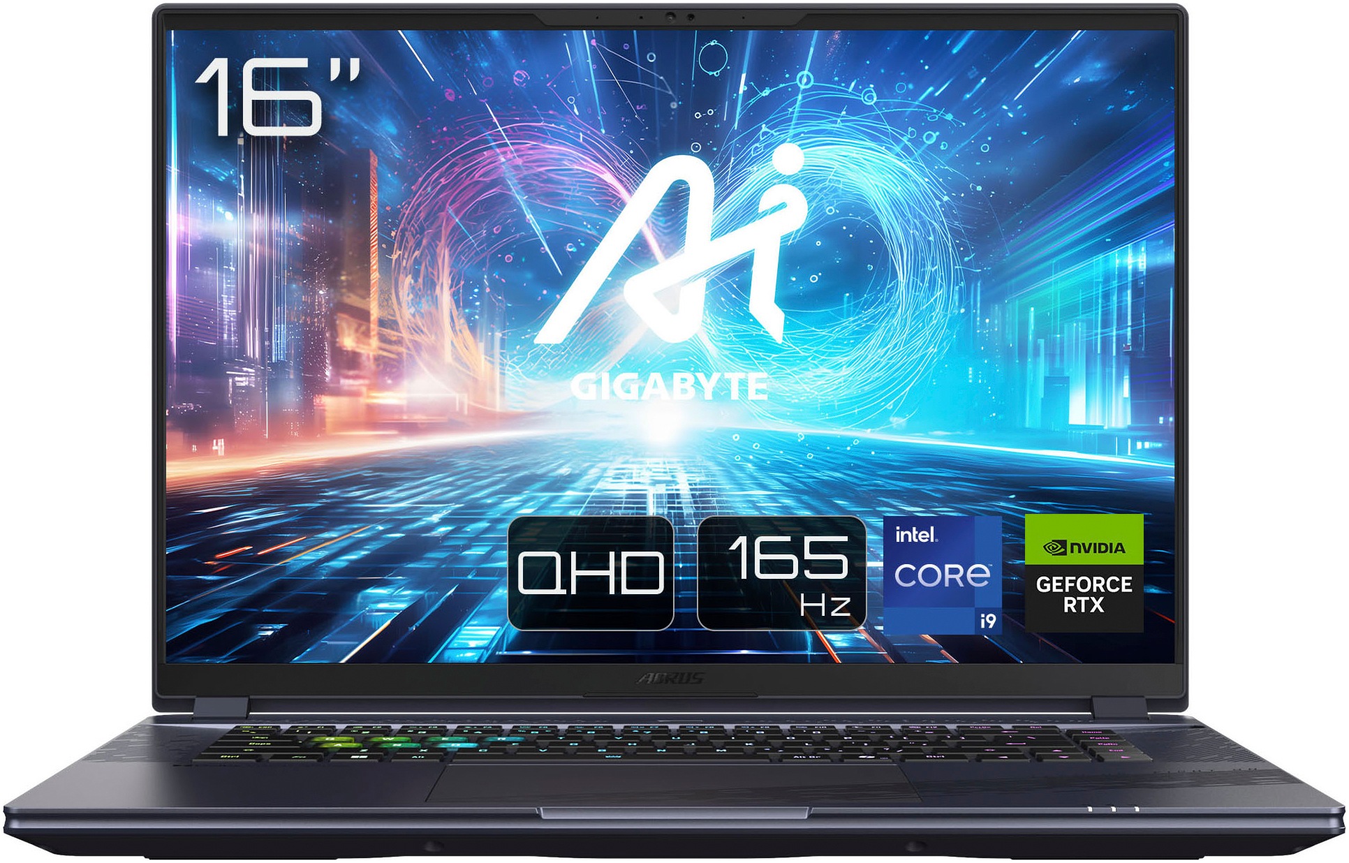 Gigabyte Gaming-Notebook »AORUS 16X 9SG-43DEC64SH«, 40,64 cm, / 16 Zoll, Intel, Core i7, GeForce RTX 4070, 1000 GB SSD