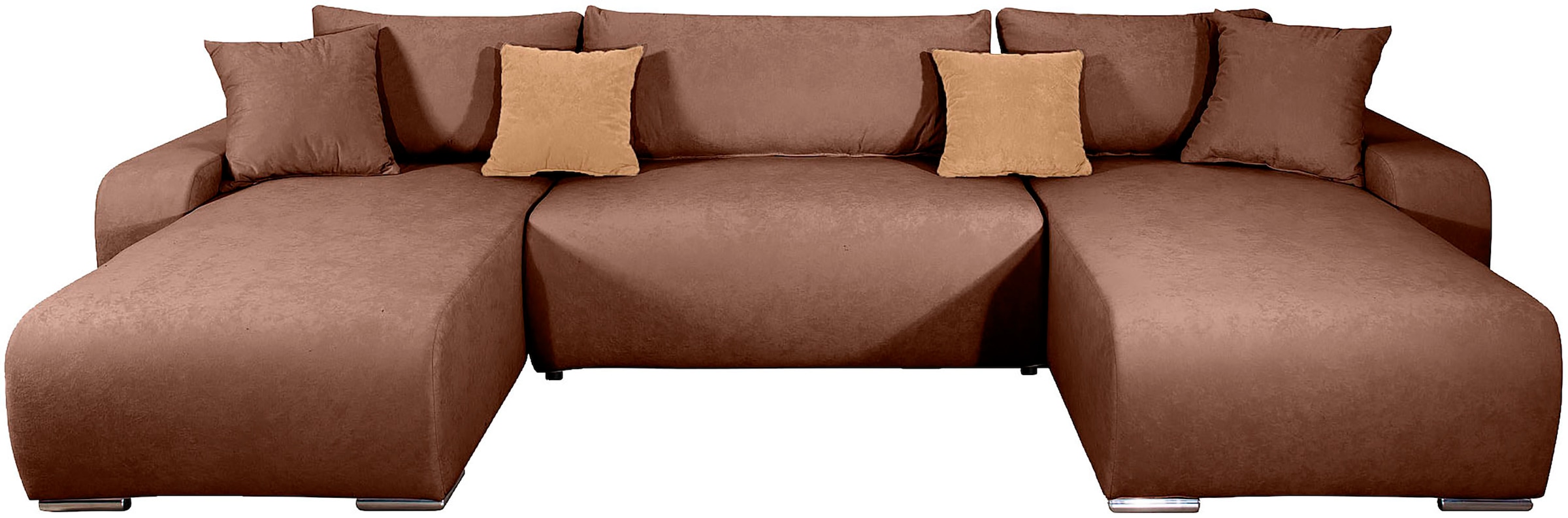 COLLECTION AB Wohnlandschaft »Wohnlandschaft,2 Ottomane,Bonnelfederkern,Rückenkissen« Wohnlandschaft,2 Ottomane,Bonnelfederkern,Rückenkissen