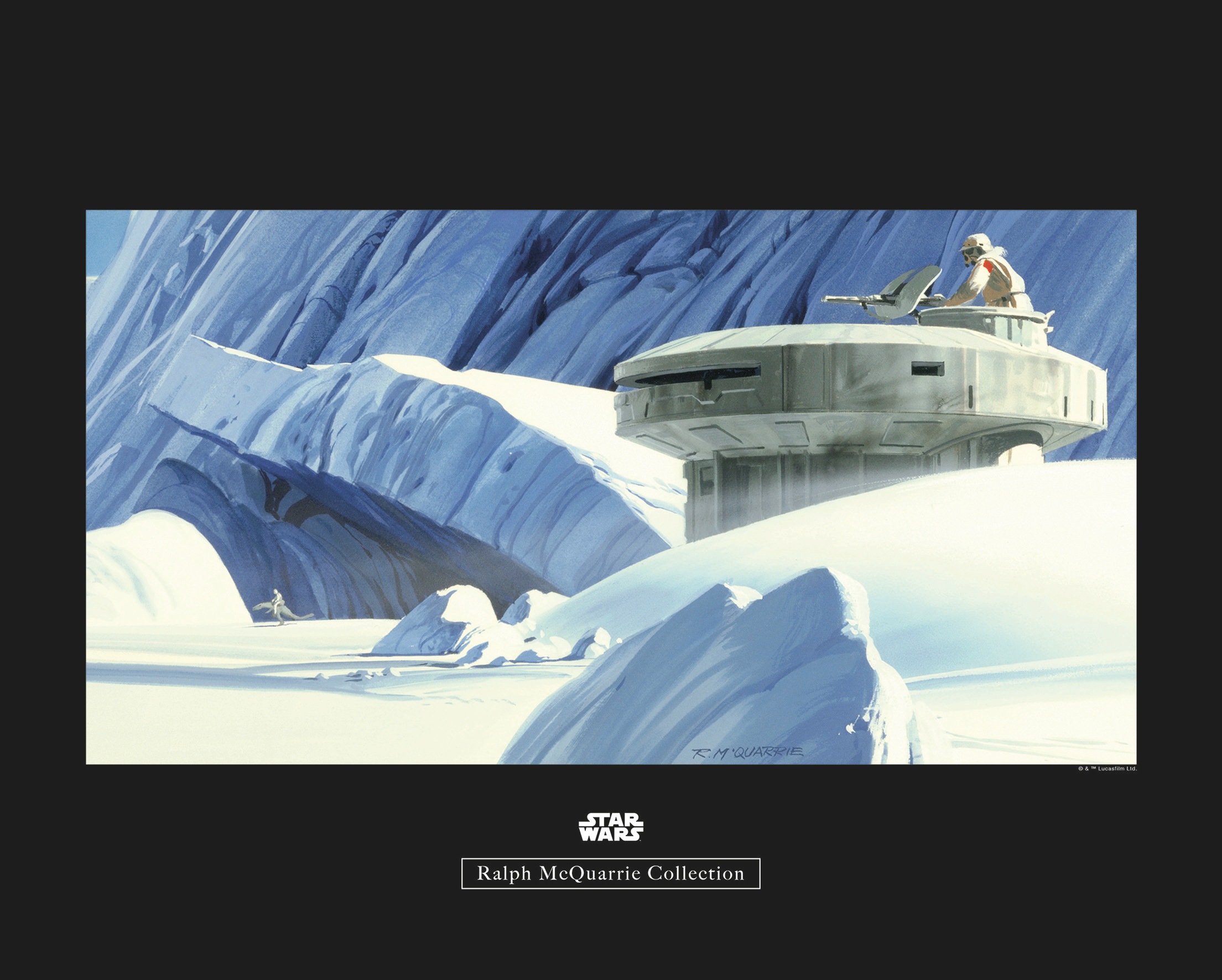 Komar Bild »Star Wars Classic RMQ Hoth Echo Base«, Star Wars, (1 St.), Wandbild zur Dekoration im Kinderzimmer - ohne Rahmen