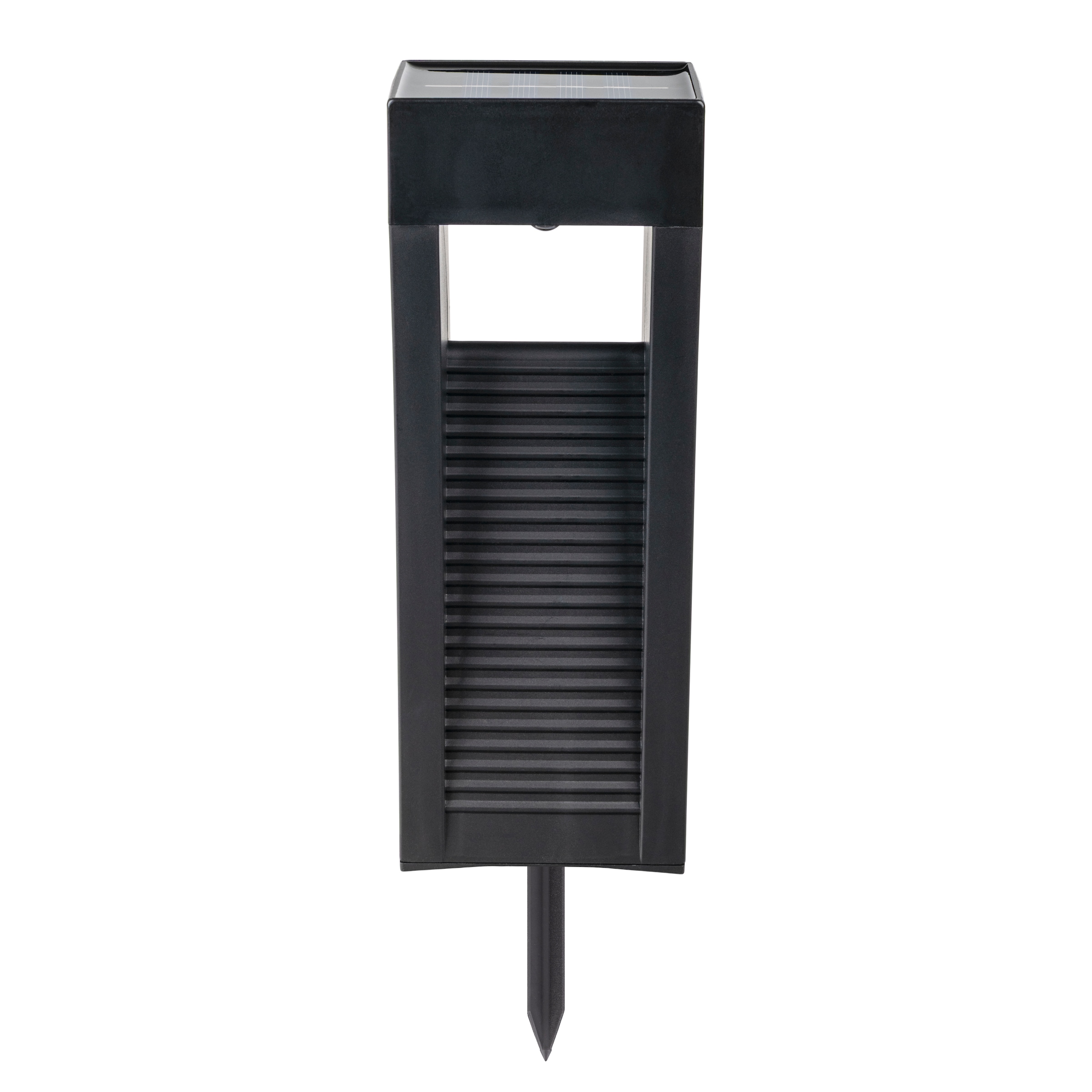 näve LED Solarleuchte »Pulheim« LED-Modul 1 Stk. Warmweiß 4er-Set Dekoleuchten inkl. Erdspieß, schwarz, LED warmweiß, H: 22,3cm