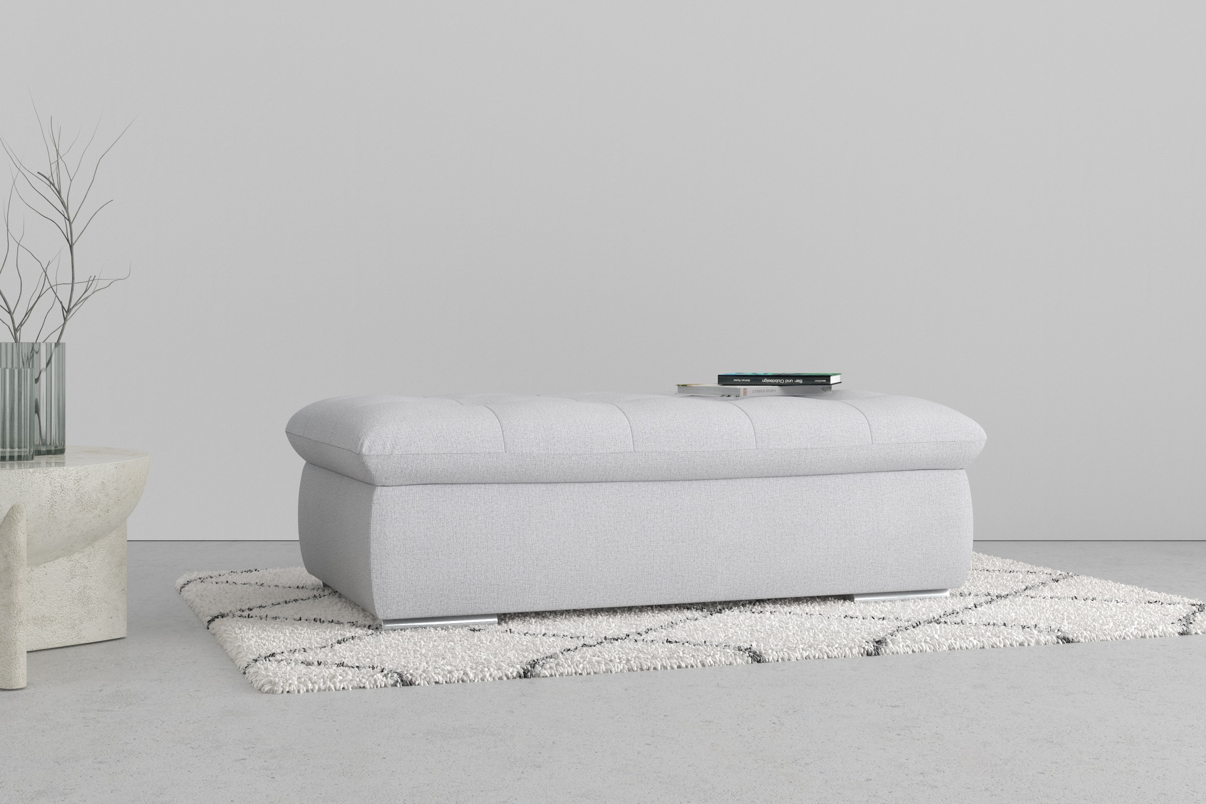 DOMO collection Hocker »Mona«, mit Stauraumfach