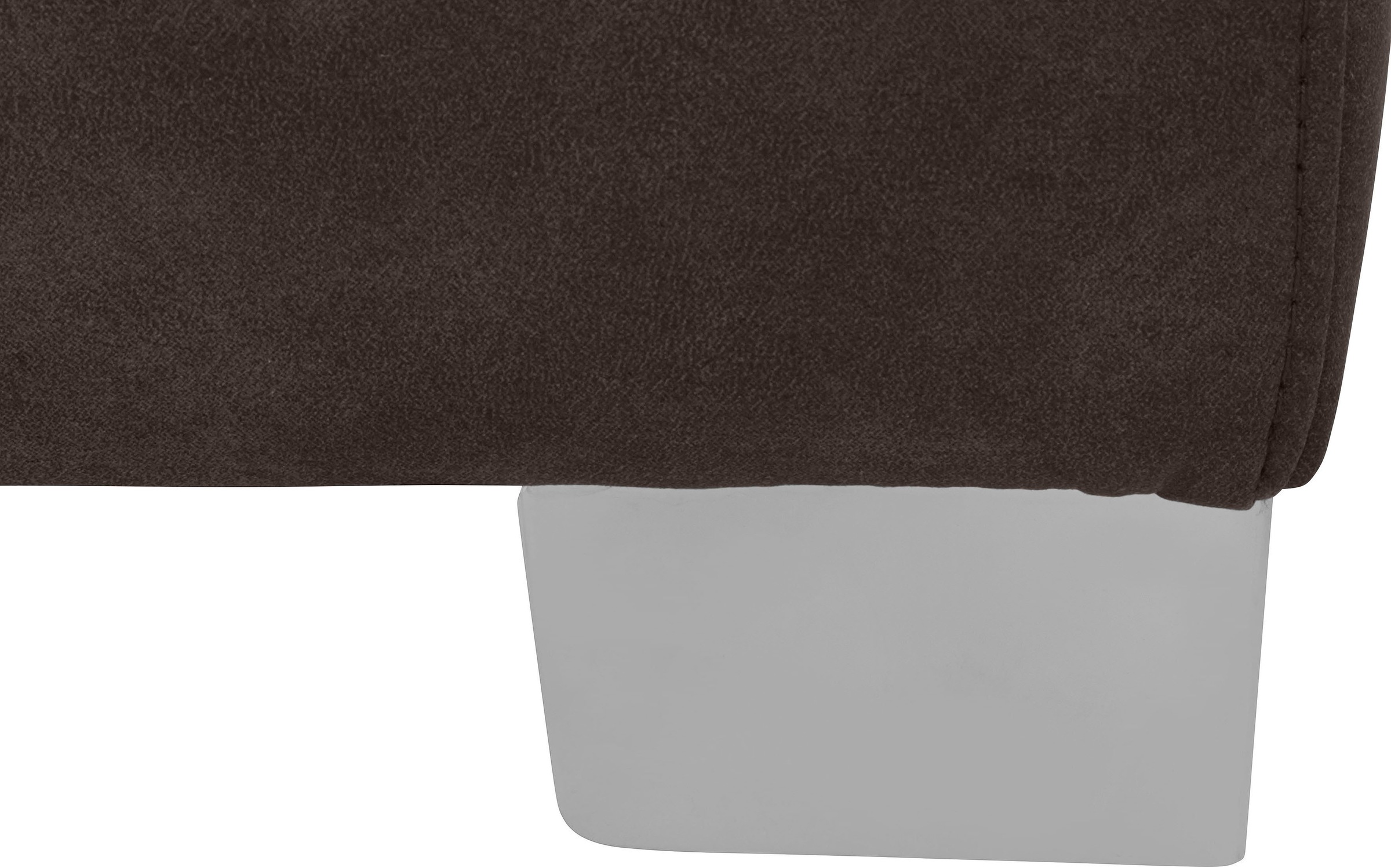 DOMO collection Ecksofa »Anzio in kubischer Formensprache, flache Armlehnen, L-Form«, Wahlweise mit Bettfunktion und Federkern für hohen Sitzkomfort