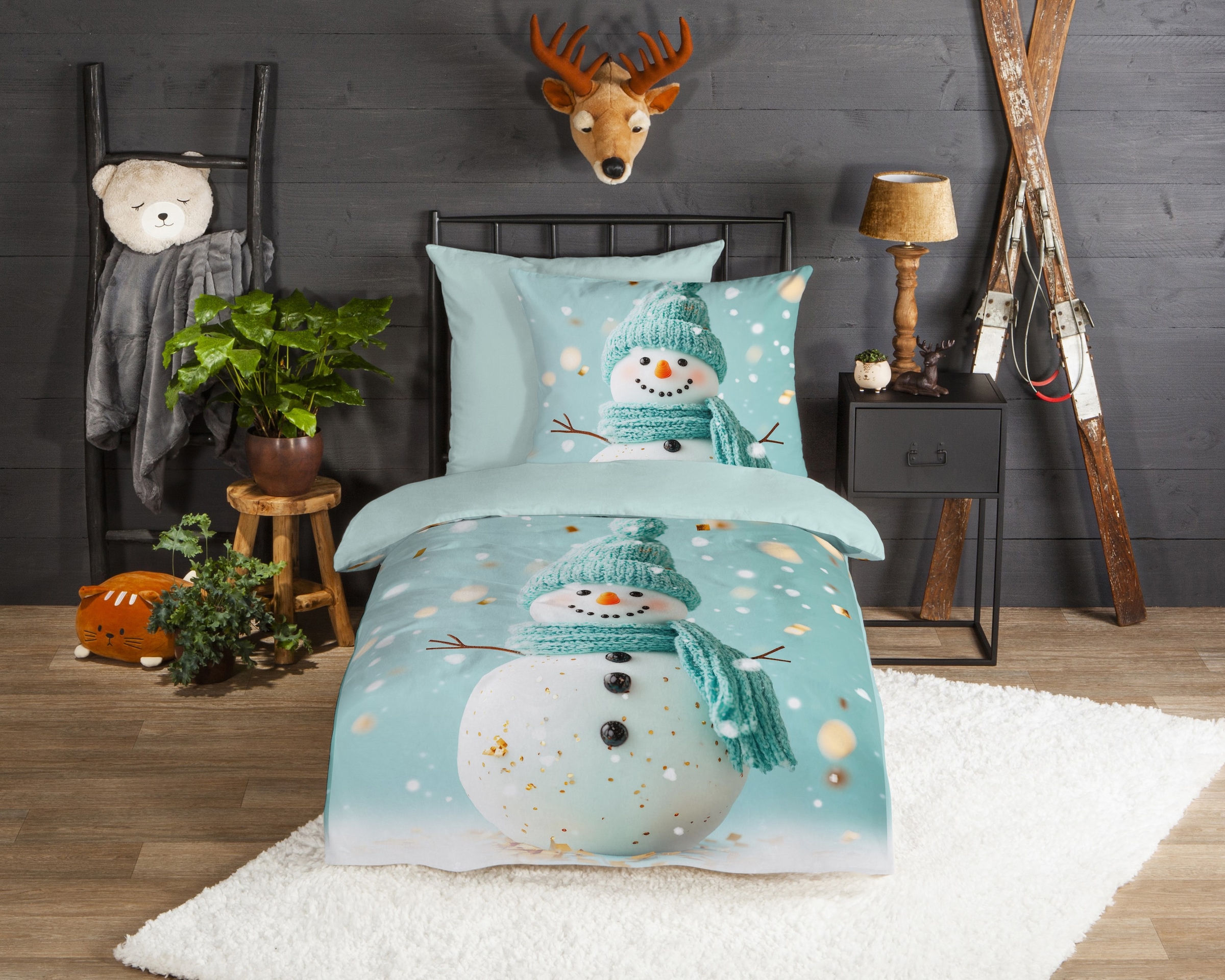 good morning Kinderbettwäsche »Pierre« 2 Stk. tlg. Flanell Biber, 135x200, günstig online kaufen