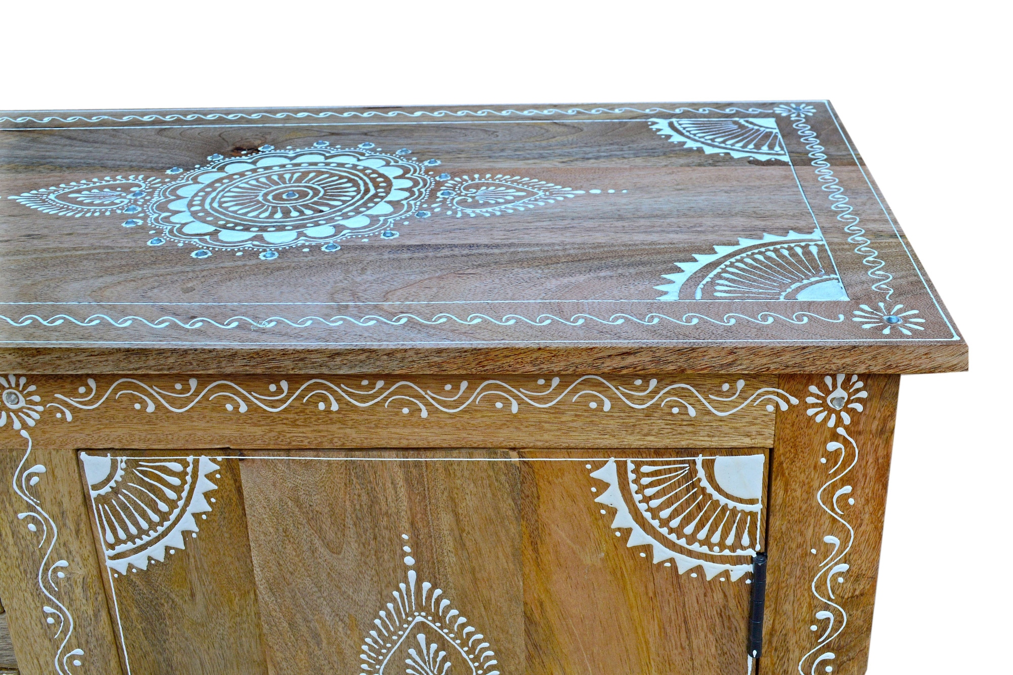 Home affaire Sideboard »Gullaba«, Kommode, Hand bemalt, Breite 140 cm