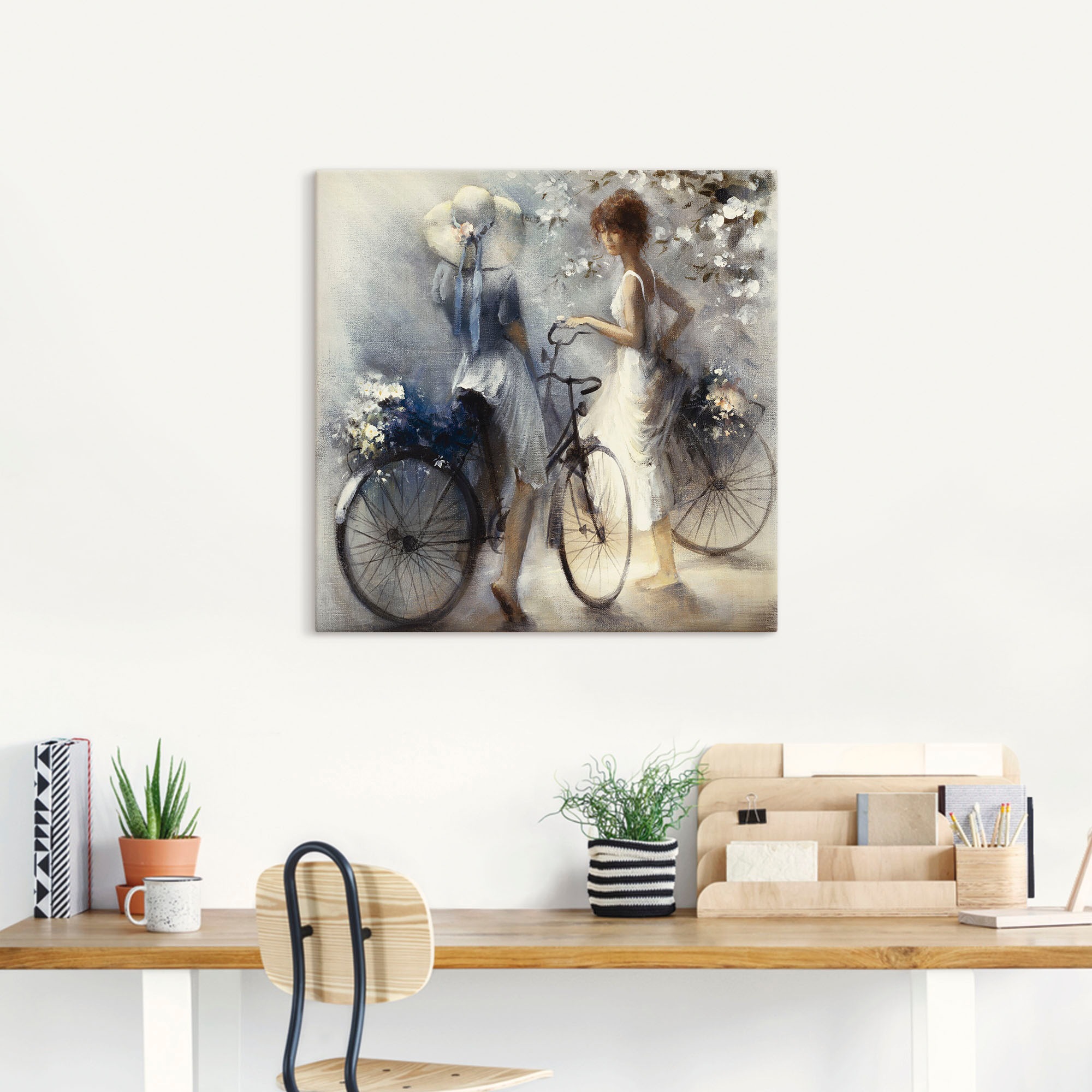 Artland Wandbild »Frühling III« Frau 1 Stk. tlg. als Leinwandbild, Poster, günstig online kaufen