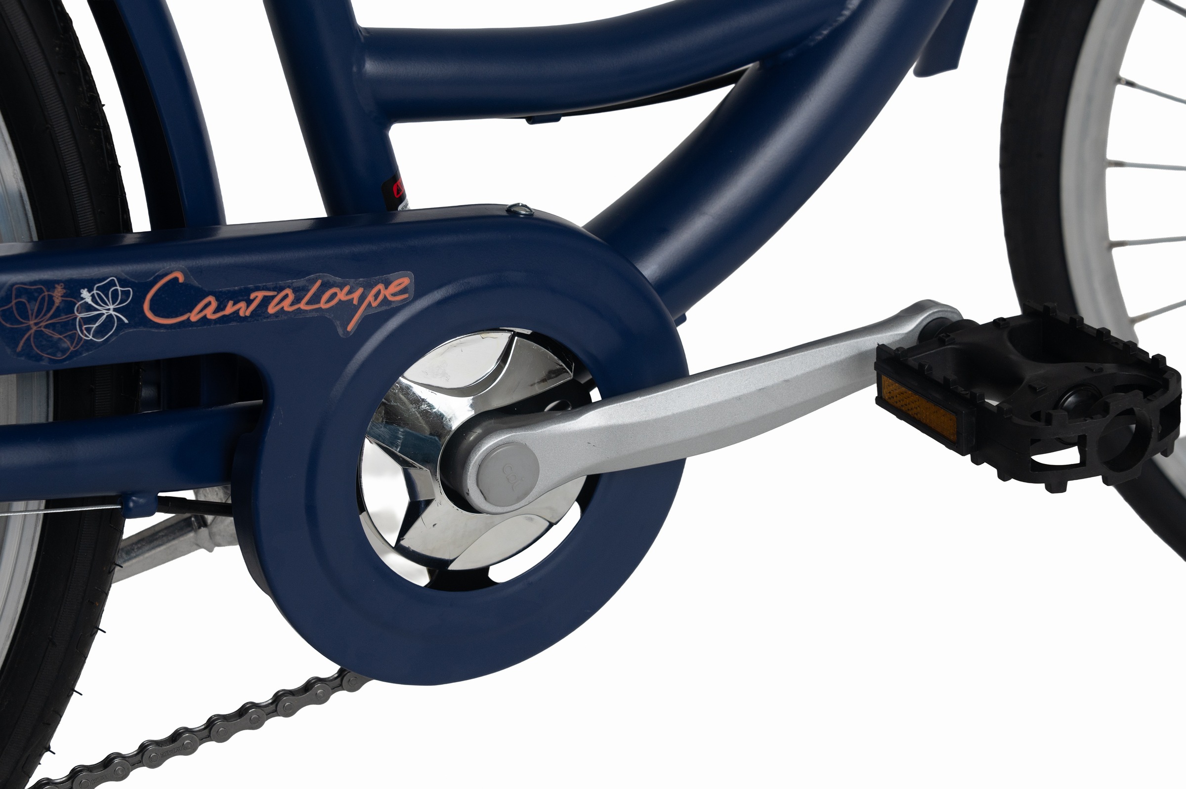 Dacapo Cityrad »DaCapo Citybike 26'' Cantaloupe Blau mit Korb RH 48 cm« 6 Gang Shimano Tourney Schaltwerk Kettenschaltung
