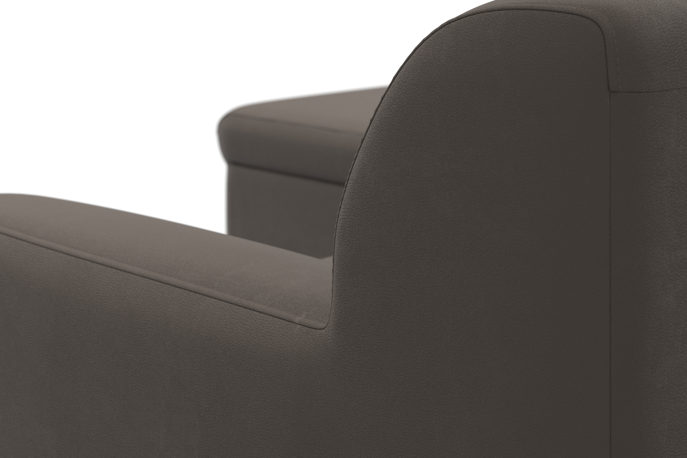 DOMO collection Ecksofa »Topper zeitlos elegant, kompakte Stellmaße, OTTOs Choice, L-Form«, mit Ottomane, wahlweise mit Schlaffunktion