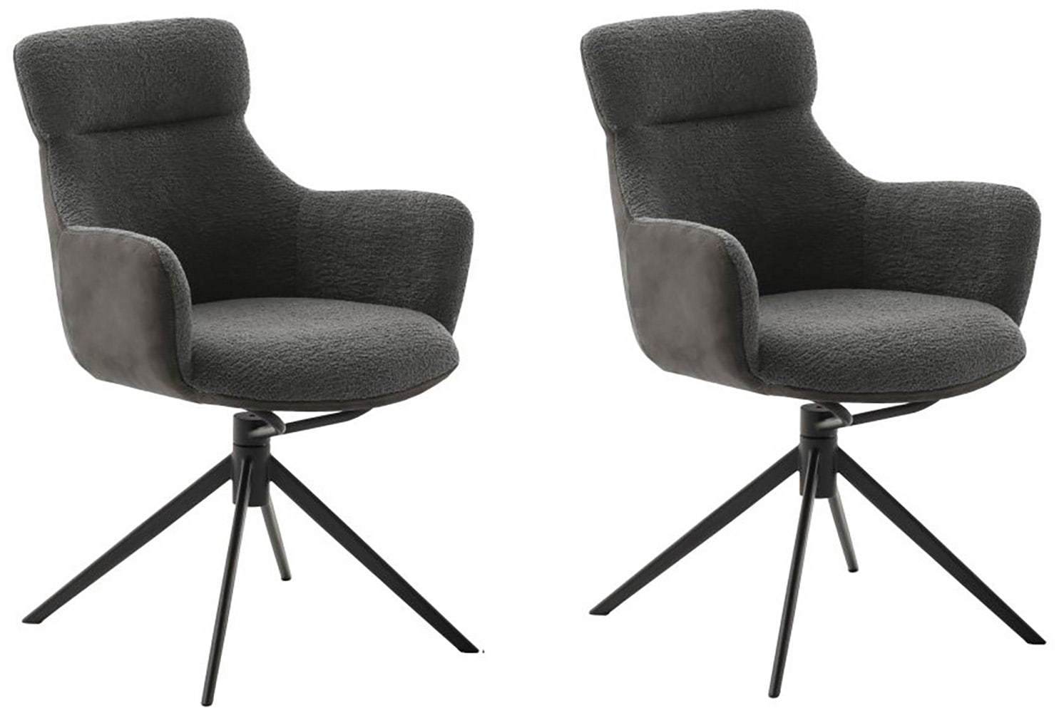 MCA furniture Esszimmerstuhl, Feingewebe, (2er-Set), drehbar 360°, Dreh- & günstig online kaufen