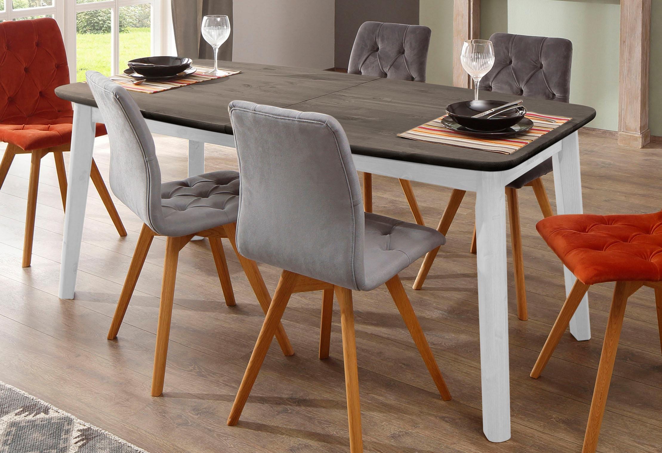 Home affaire Esstisch »Palermo«, mit Auszugfunktion, aus Massivholz, FSC® z günstig online kaufen