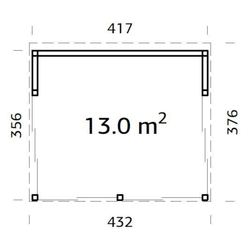 Palmako Holzpavillon »Nova«