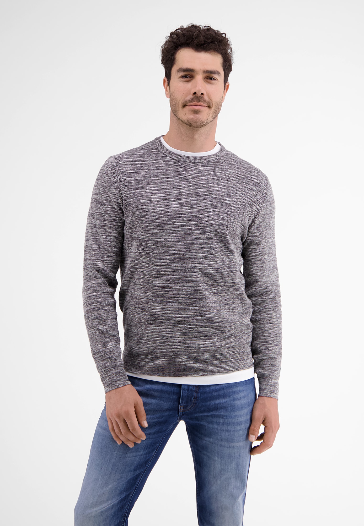 LERROS Strickpullover »LERROS Crewneck Strickpullover«