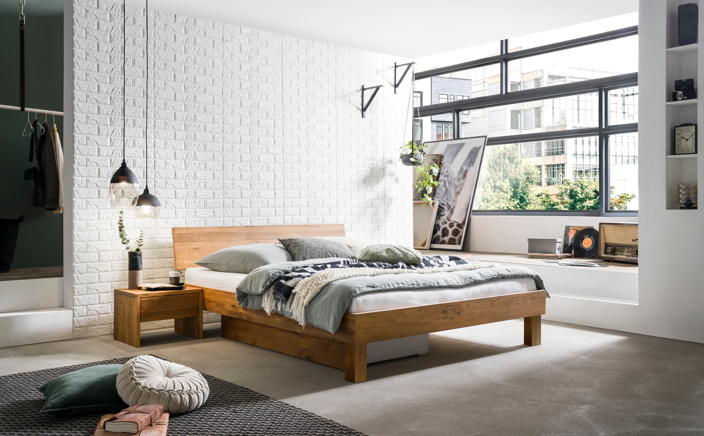 HASENA Holzbett "Forti" Fußhöhe 20 cm günstig online kaufen