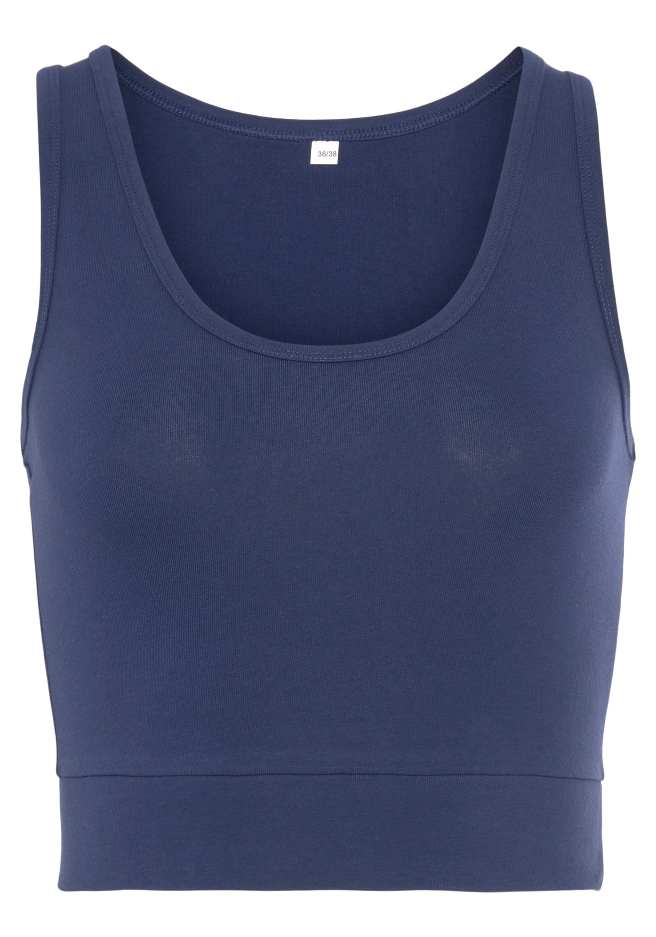 LASCANA ACTIVE Sporttop, Crop-Top mit breiten Trägern