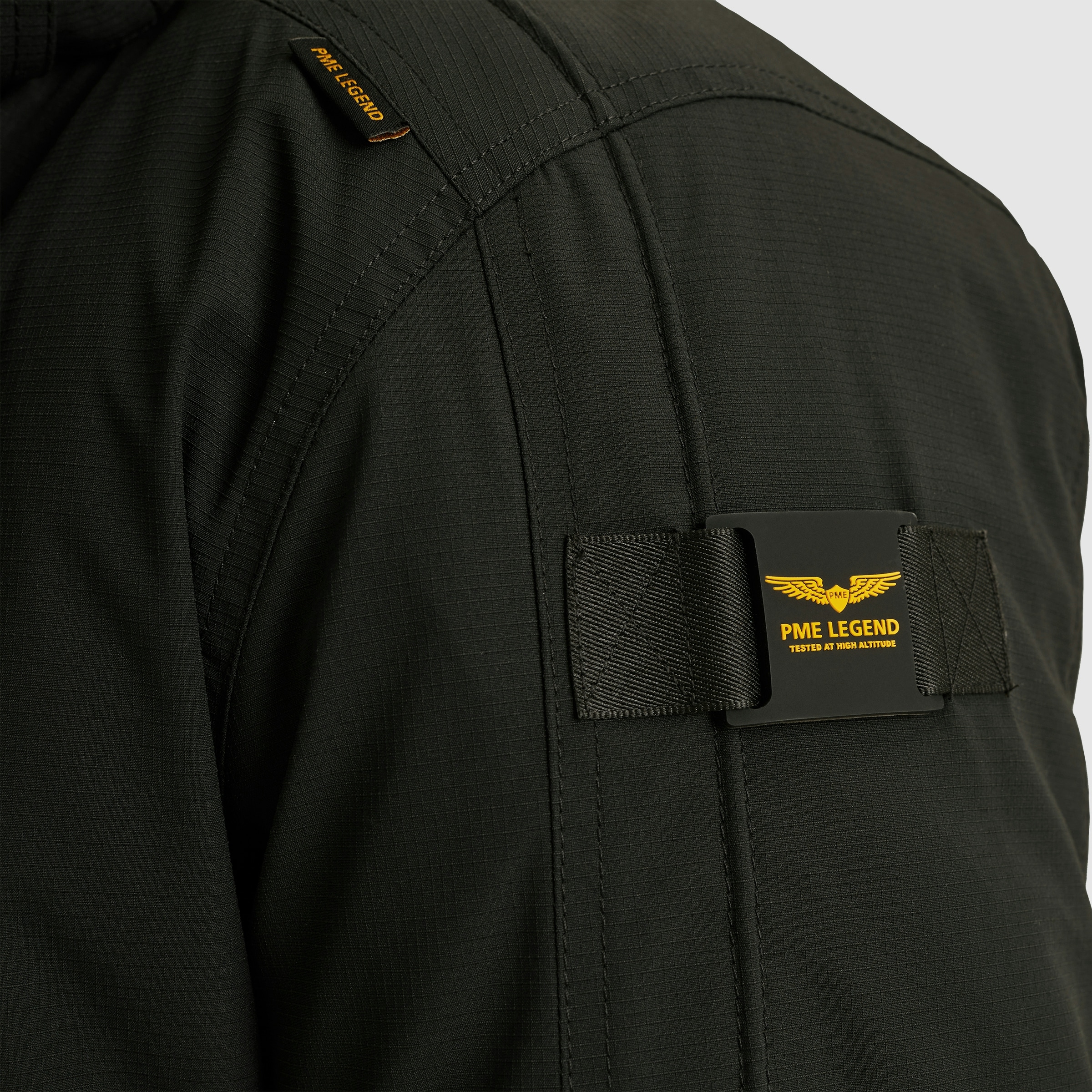 PME LEGEND Winterjacke, mit Kapuze, mit abnehmbarer Kapuze und verdecktem Reißverschluss